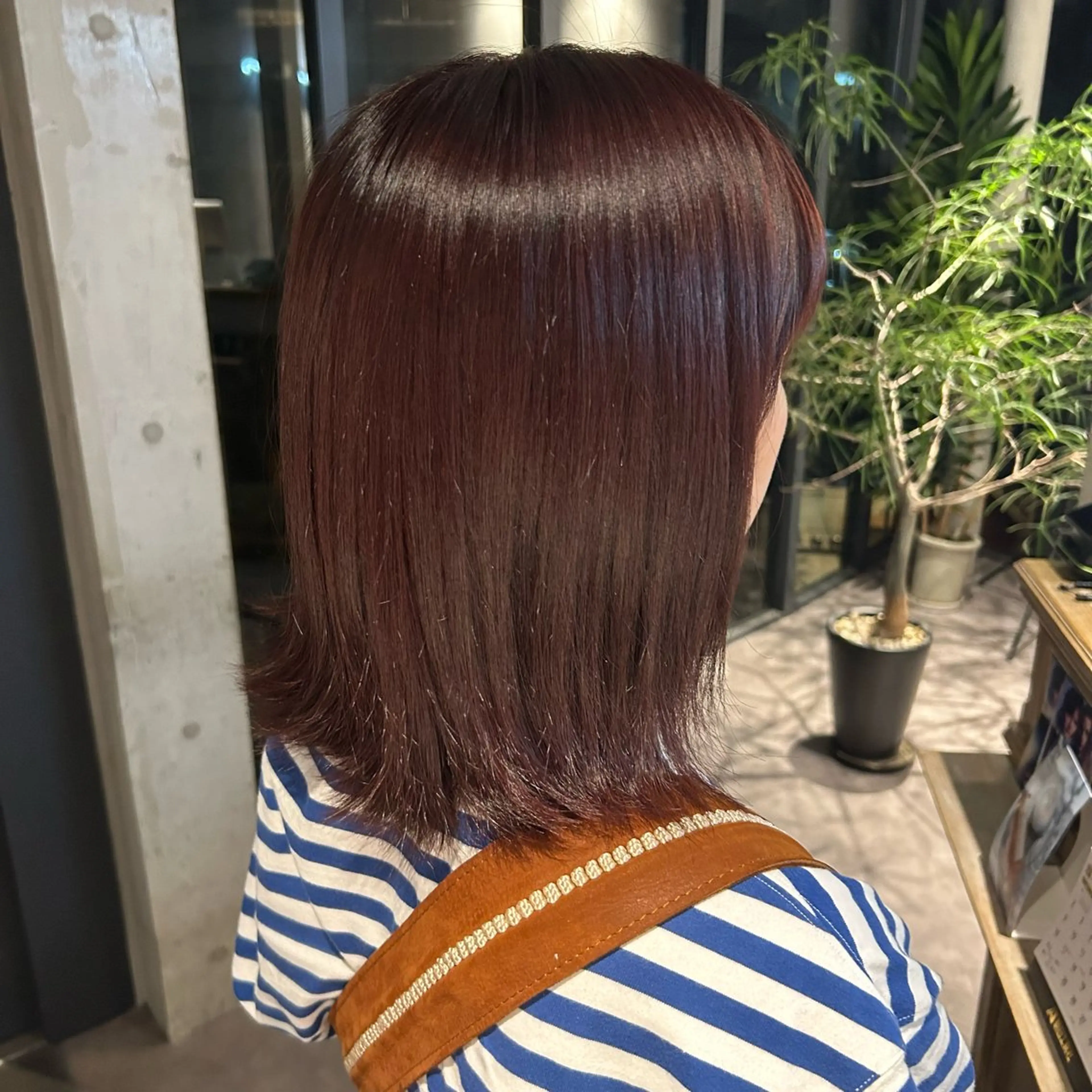 ミディアム カラー ブラウンカラー 👒oikawa kaede🍃のヘアスタイル