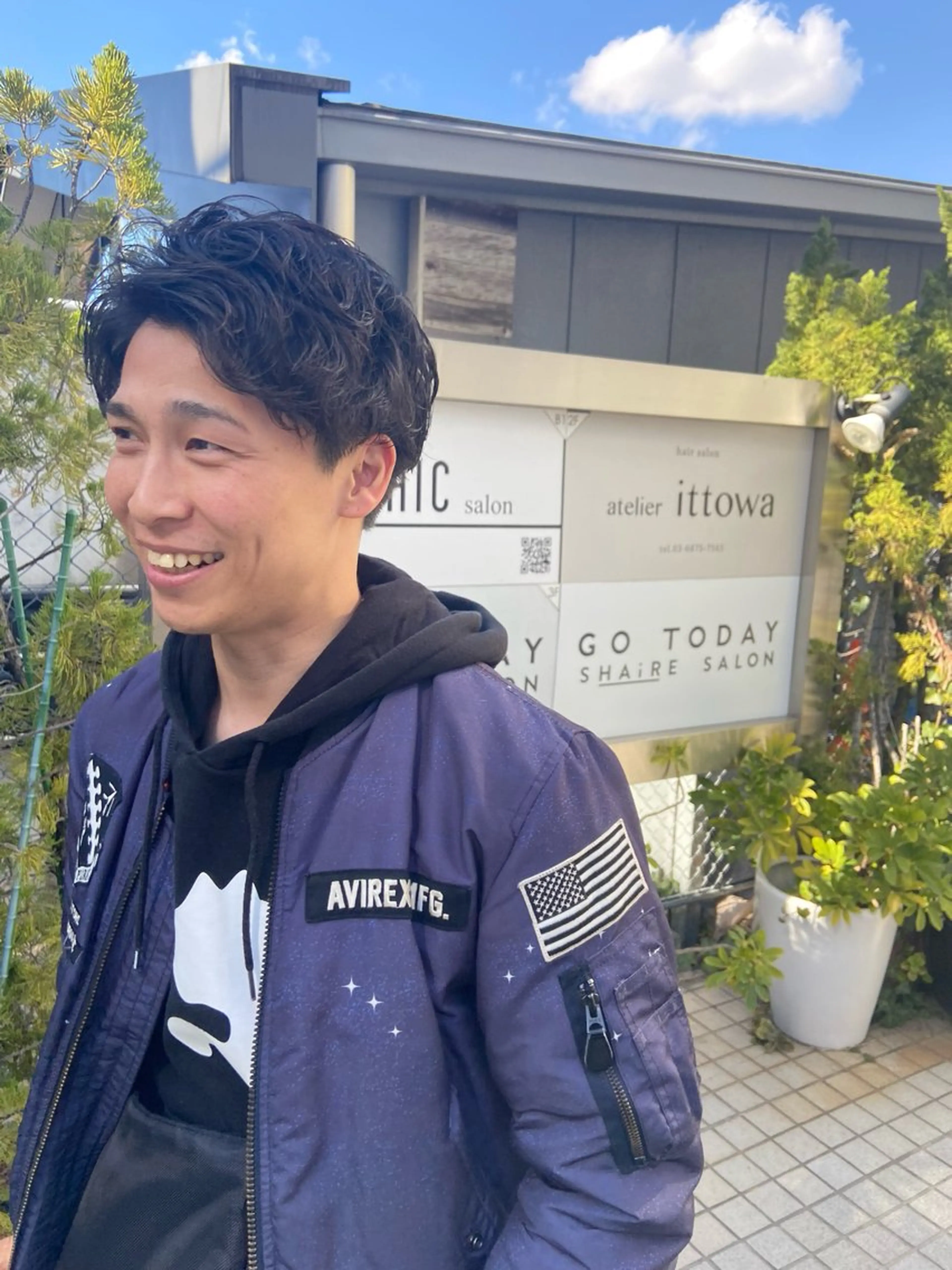 ショート パーマ ヘアアレンジ メンズ メンズパーマ カット パーマ CHIC share salon所属・ちこ .のヘアスタイル