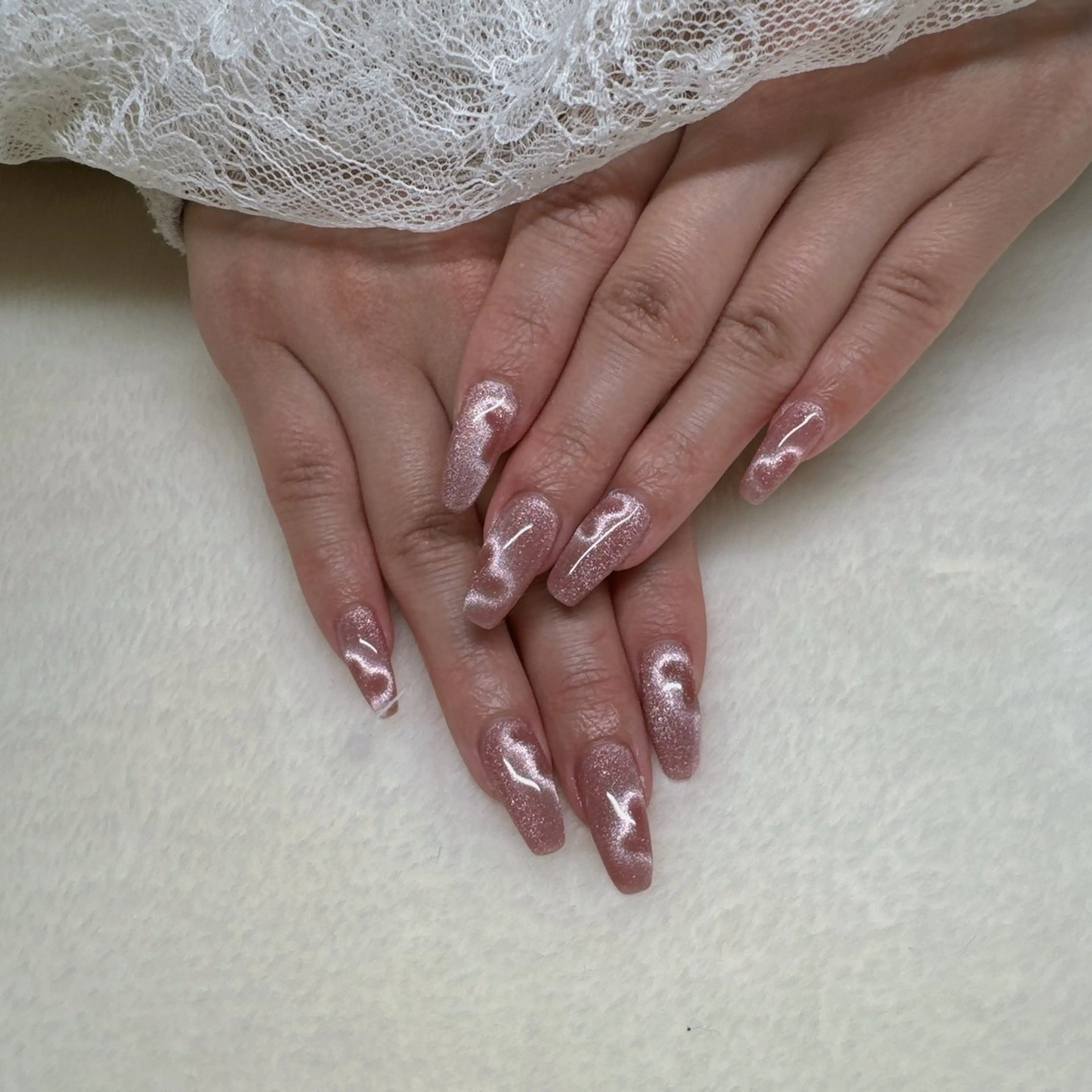 ネイル ハンドネイル 韓国ネイル/ワンホン ネイル🎀表参道3分のネイルデザイン