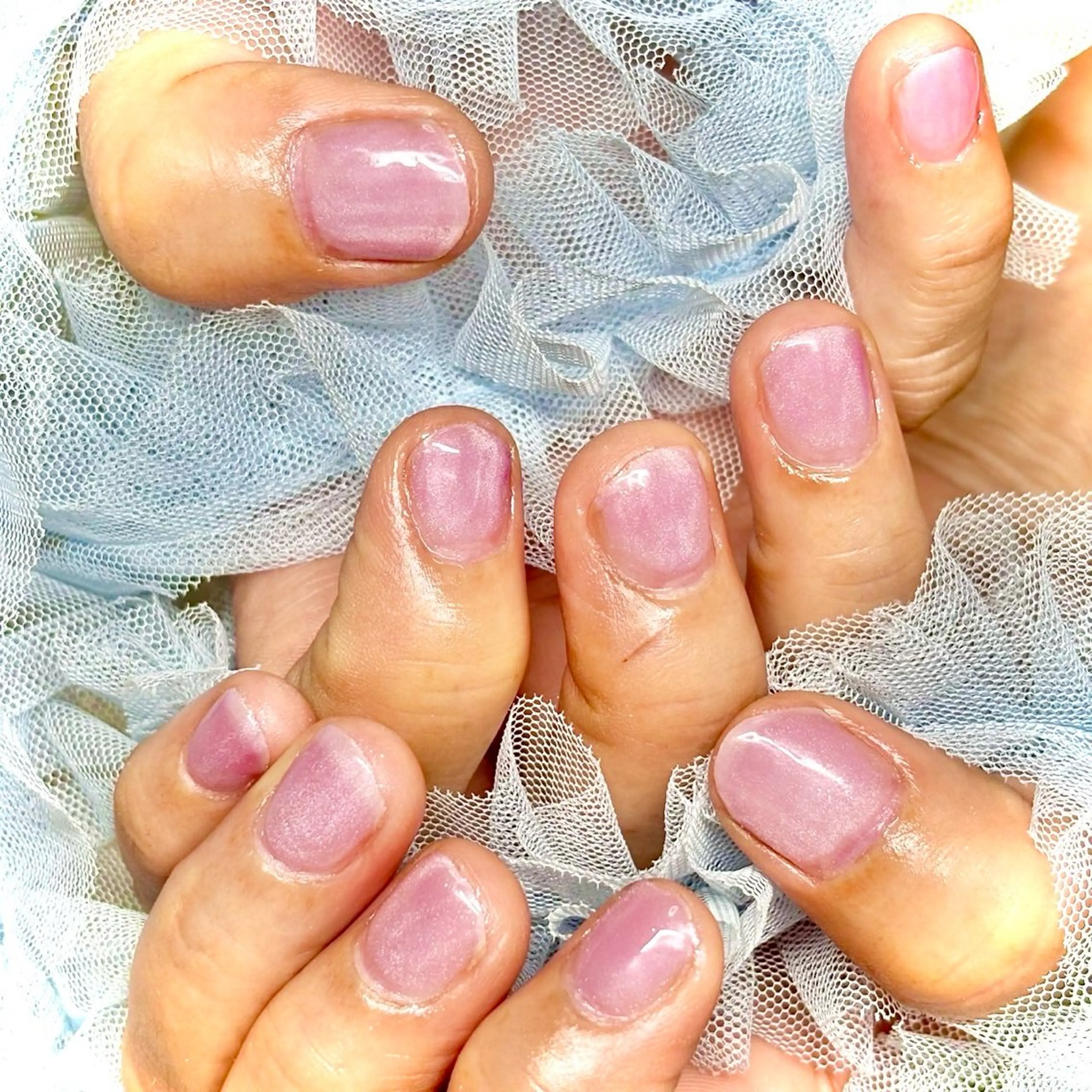 ネイル オーロラネイル 韓国ネイル マグネットネイル miminon 自宅ネイルサロンのネイルデザイン