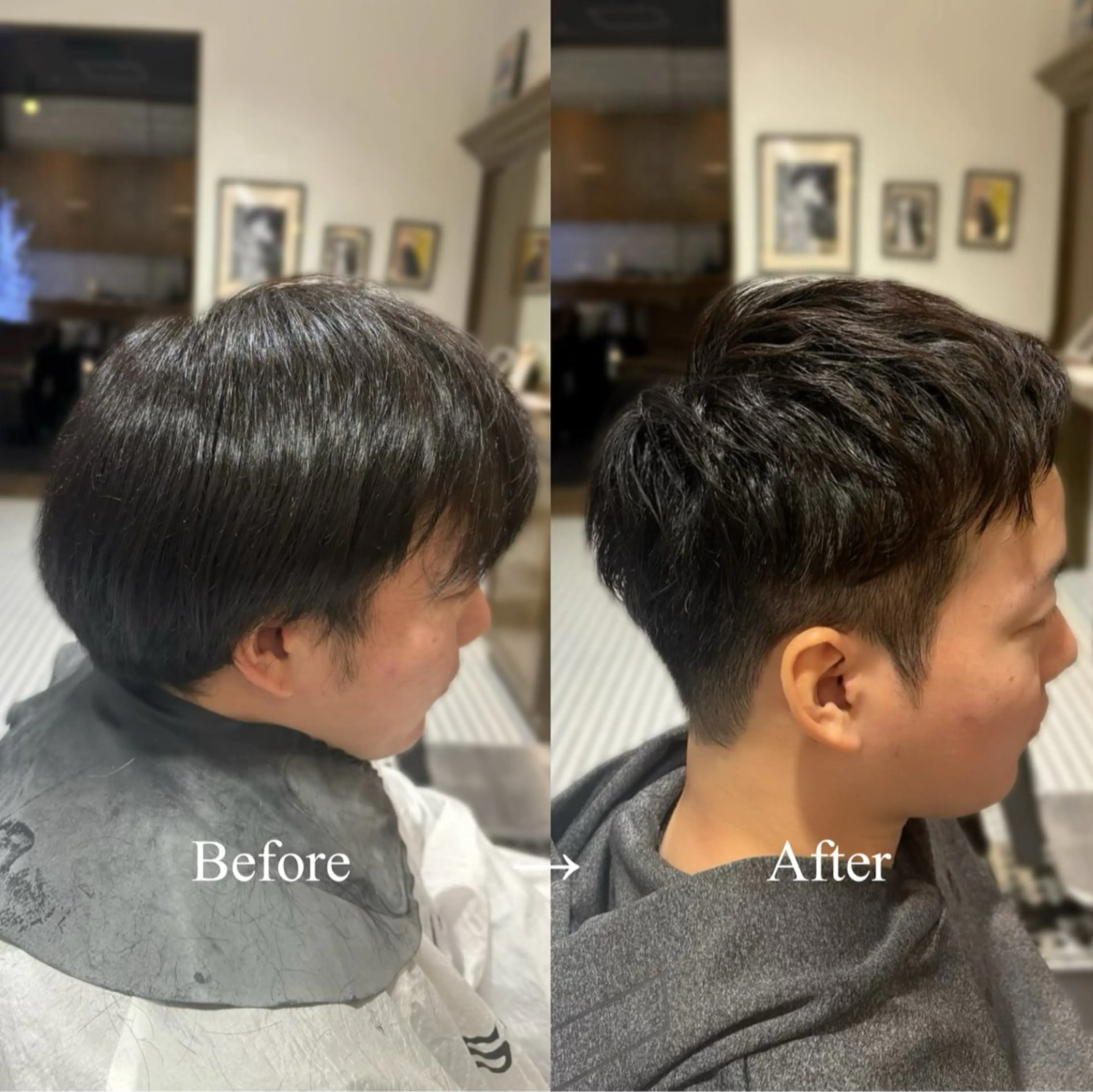 ショート メンズ レイヤーカット/艶髪 /パーマaikoのヘアスタイル