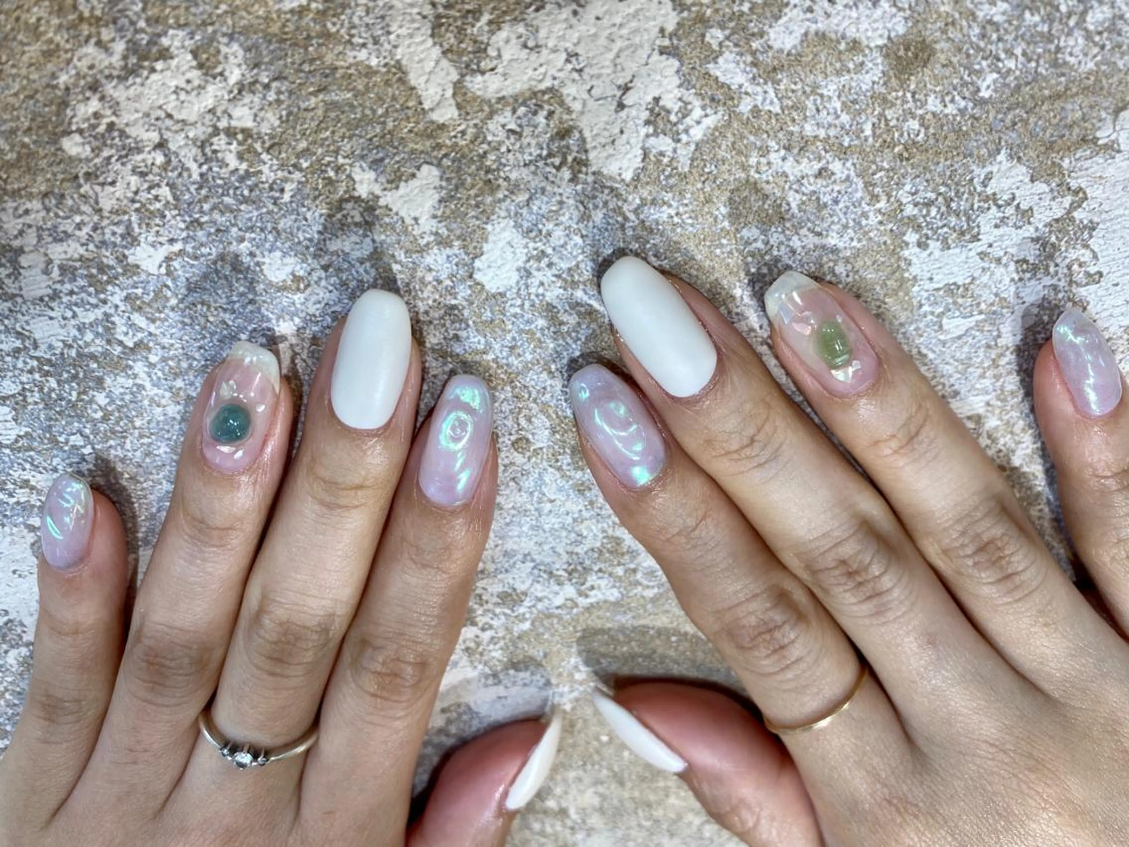 ネイル マットネイル JurerEye☆ Marikoのネイルデザイン