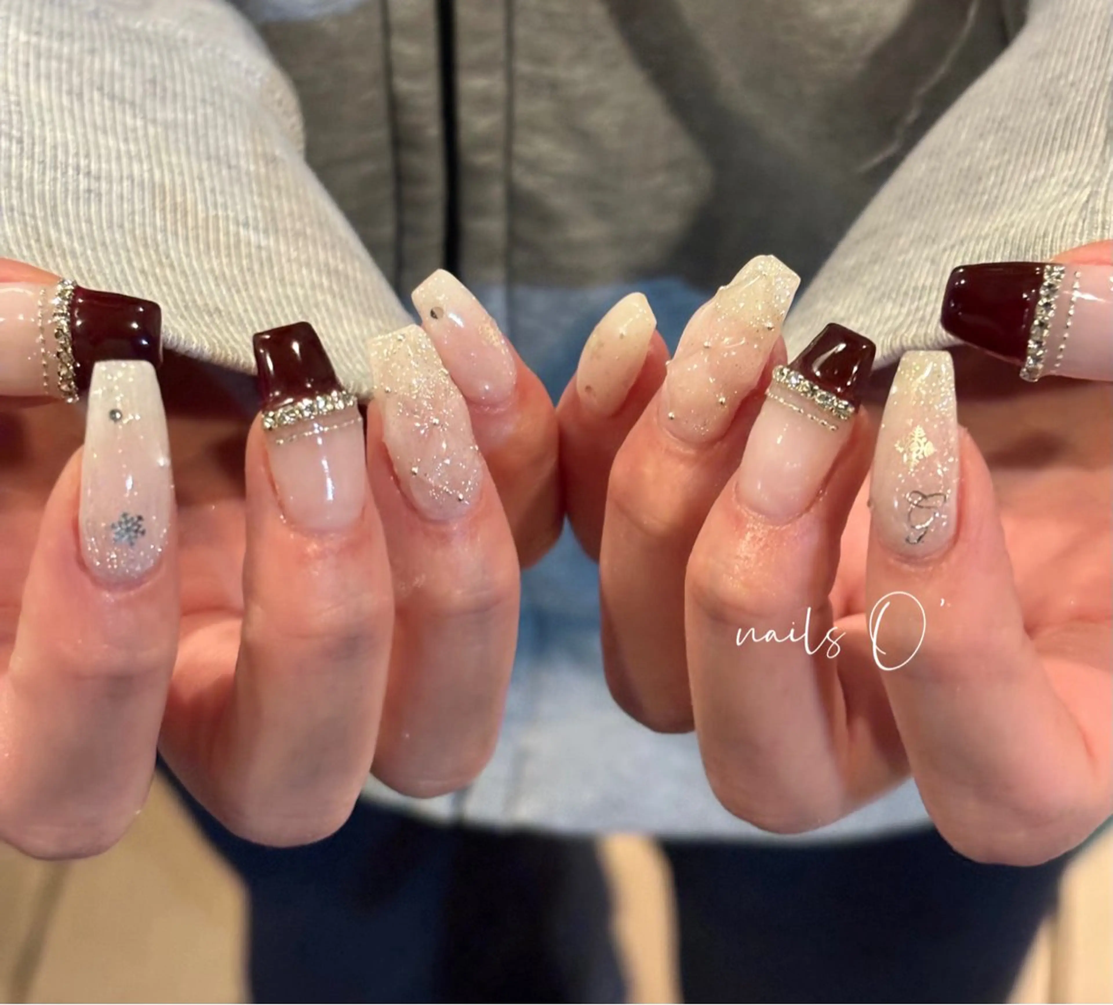 ネイル 大人可愛いネイル🎗 Hinaのネイルデザイン