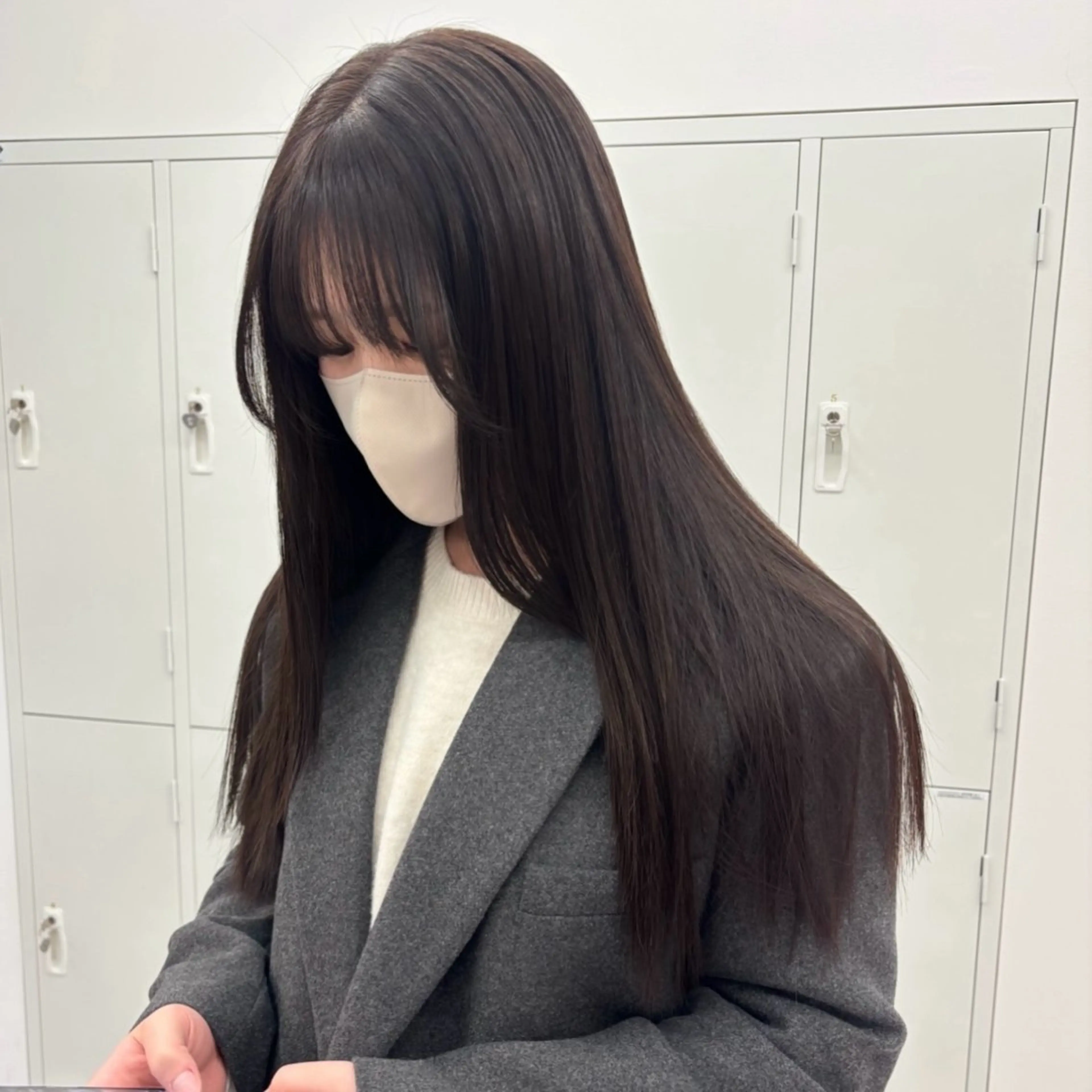 ロング カラー 髪質改善🫧ベージュ 椙山 響のヘアスタイル