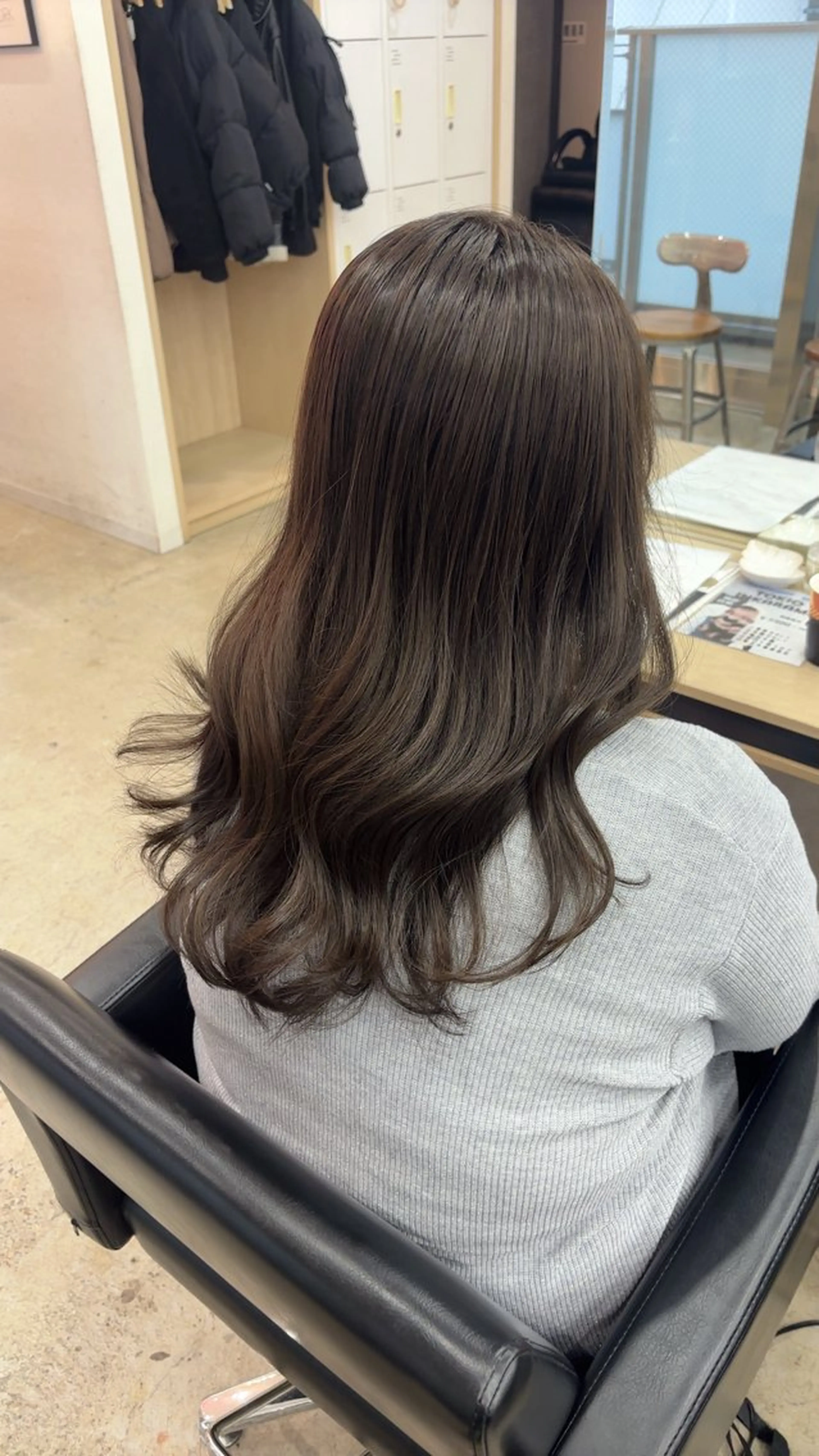 セミロング カラー ヘアカラー トリートメント 🪽髪質改善ストレー ト🤍美羽🤍のヘアスタイル