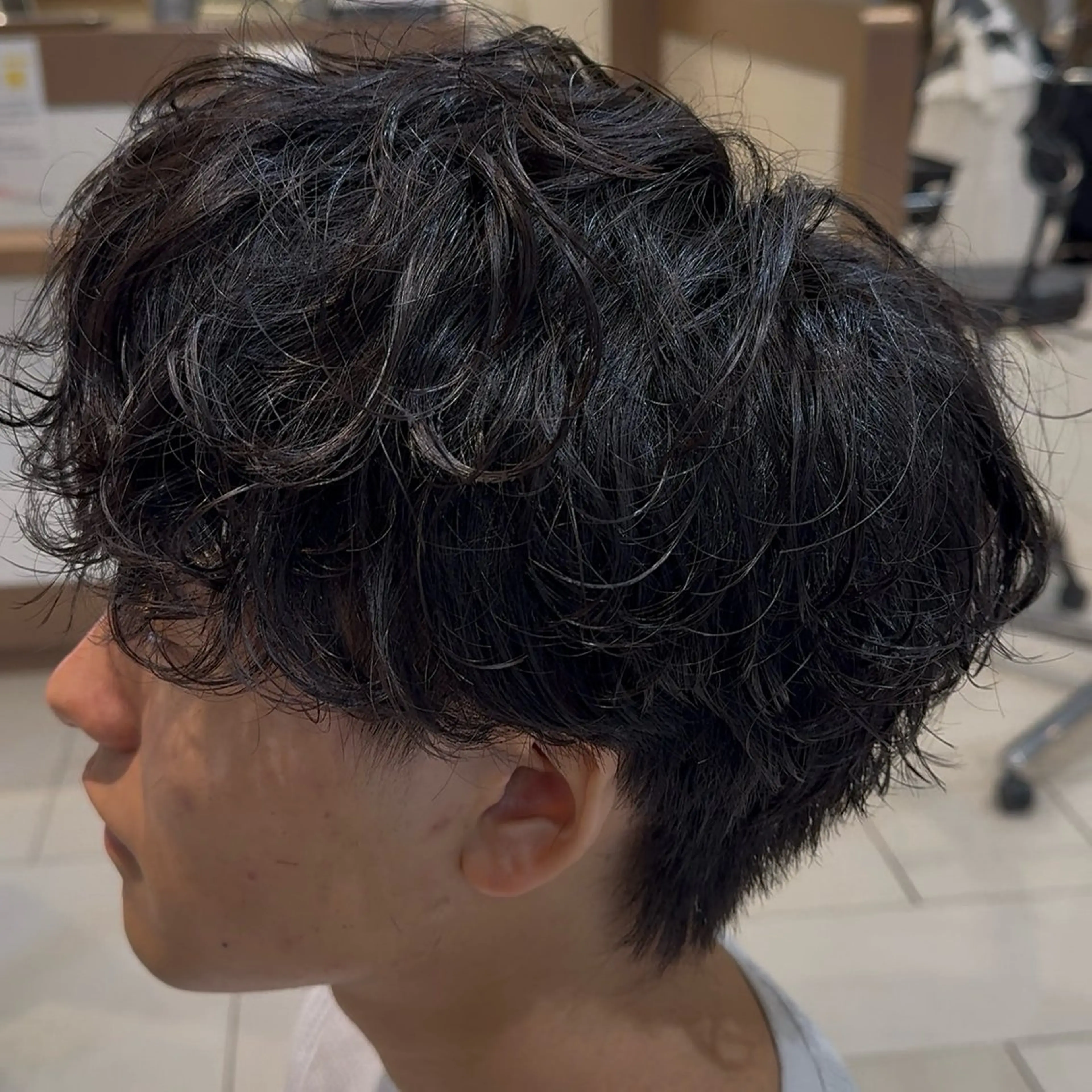 パーマ メンズ メンズパーマ カット パーマ 横山 直輝のヘアスタイル