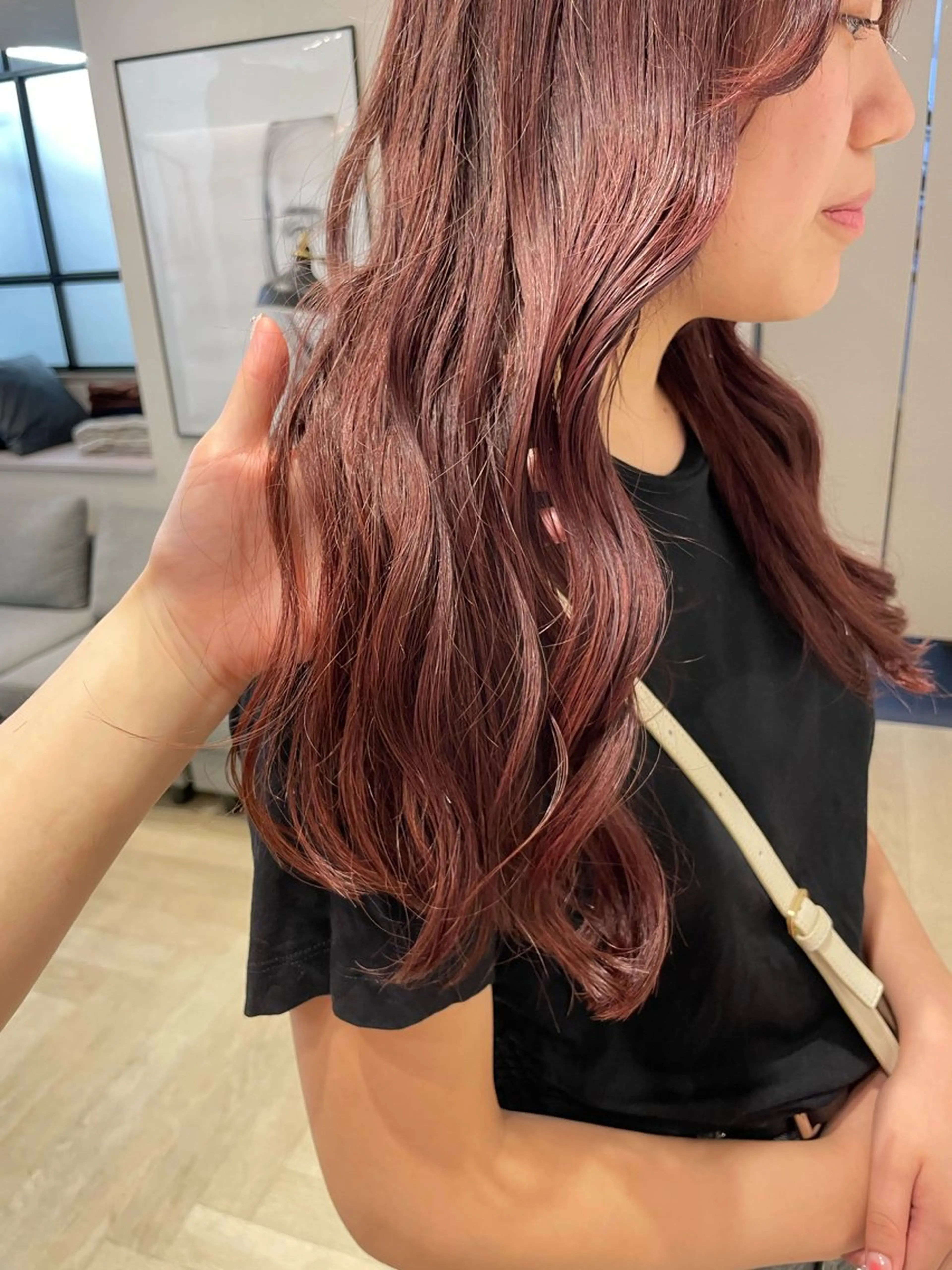 セミロング akane .のヘアスタイル