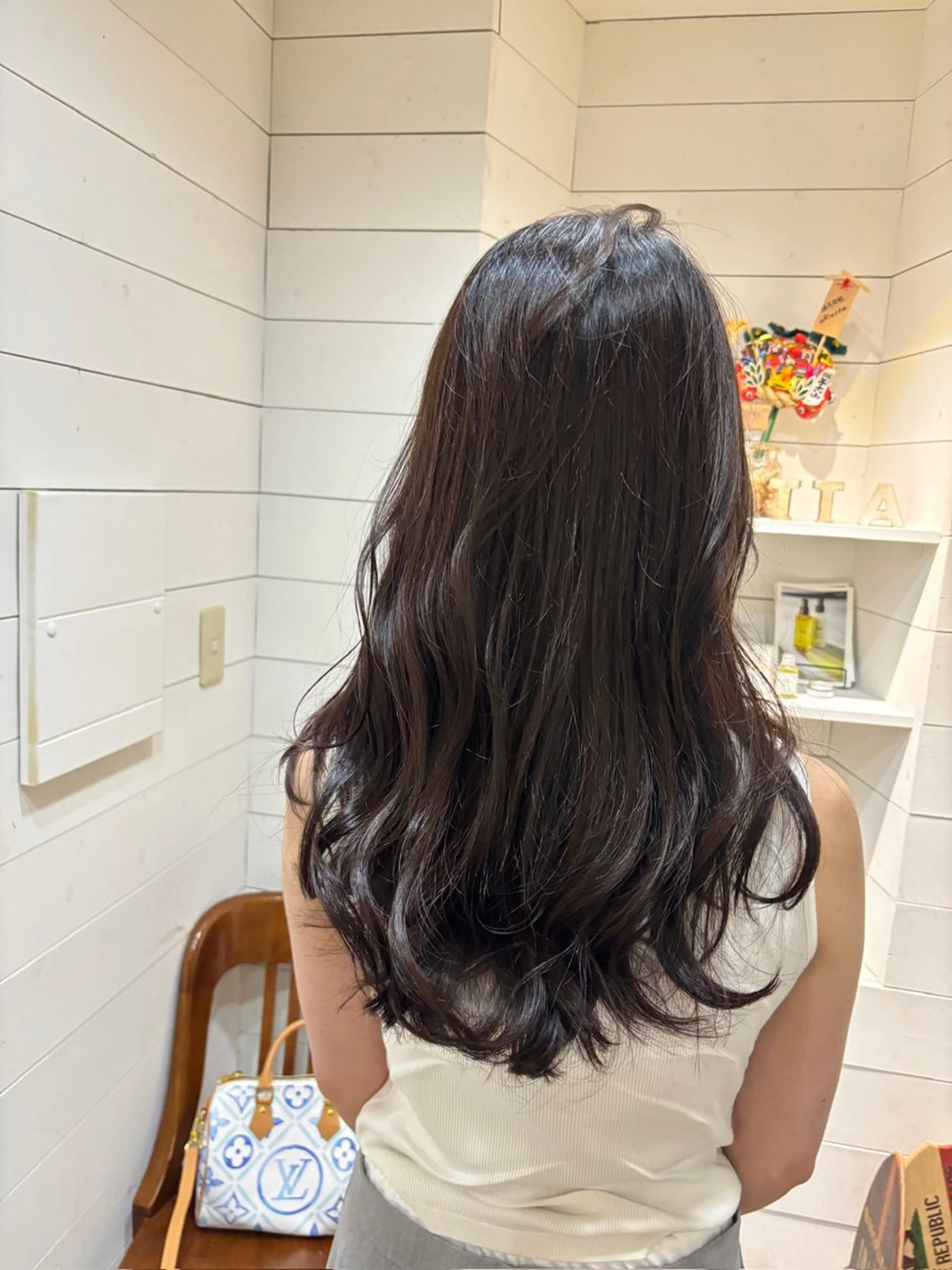 🧡女性限定🧡透明感カラー+コーティングトリートメント 白髪染めokアディクシー＋¥1100の写真