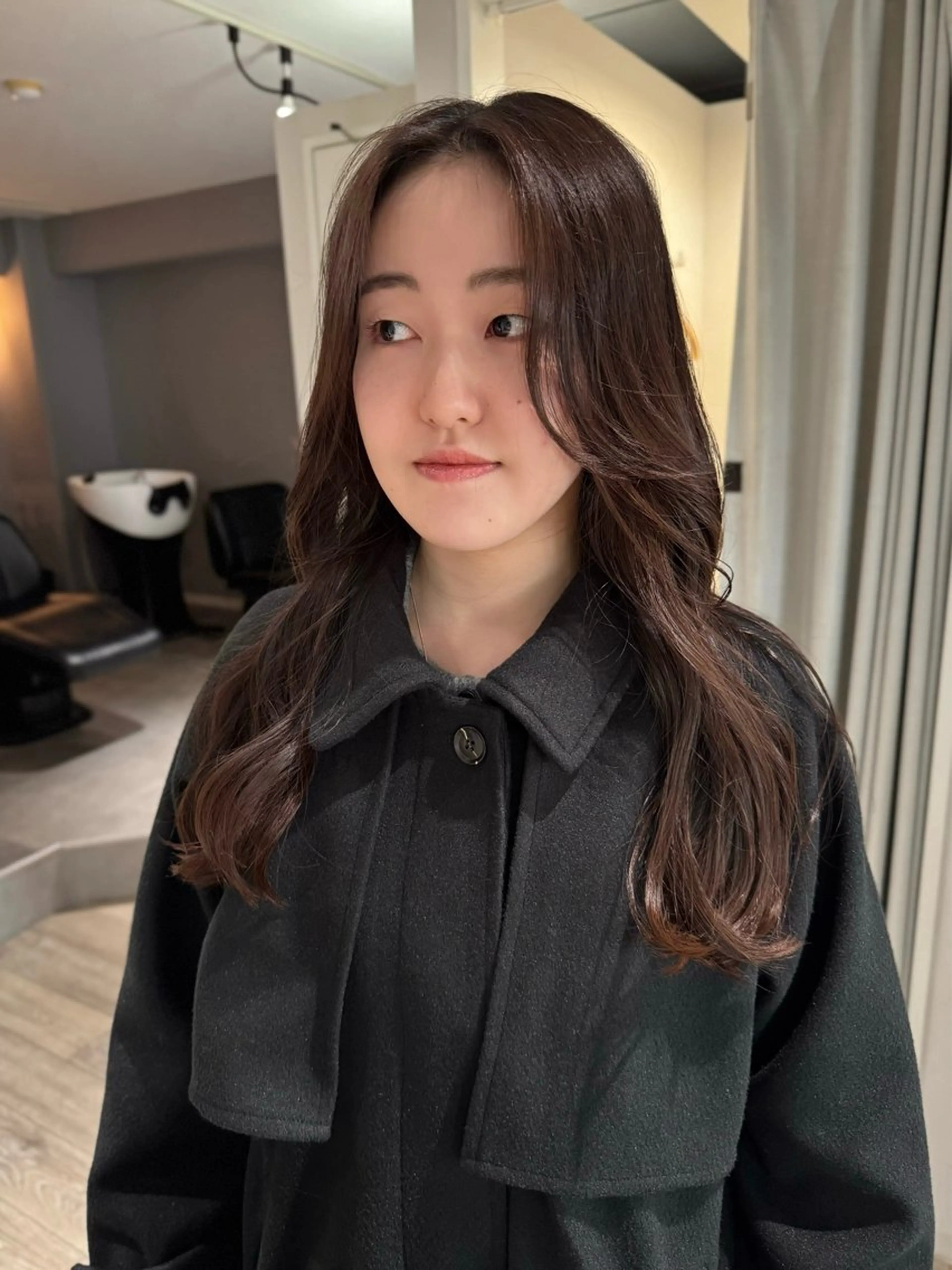 ロング カラー カット ヘアカラー トリートメント や ぎ /似合わせ カラー/神戸美容室のヘアスタイル