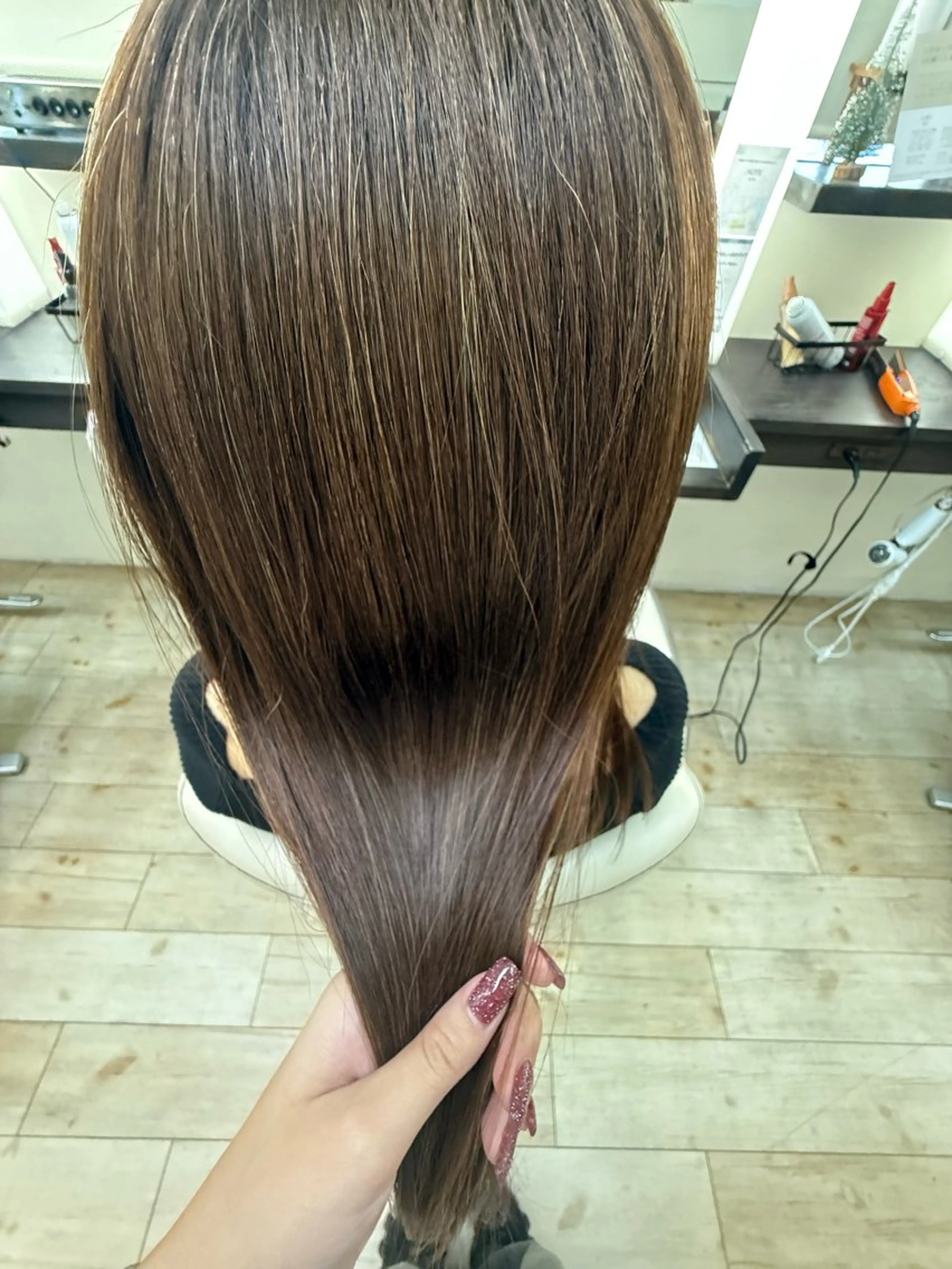 【新規】縮毛矯正+髪質改善トリートメント⚡️の写真