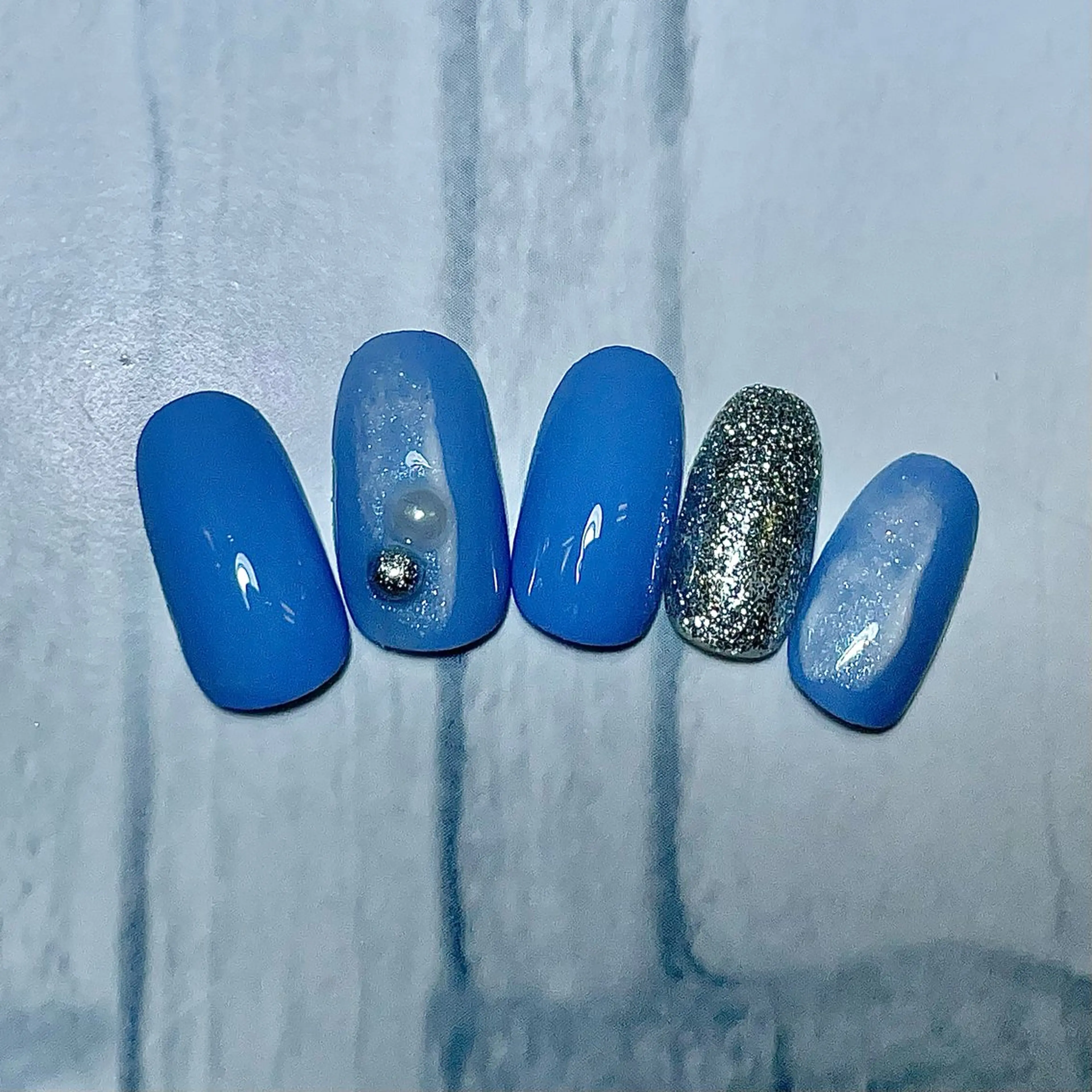 ニュアンスネイル（オフ有り）の写真