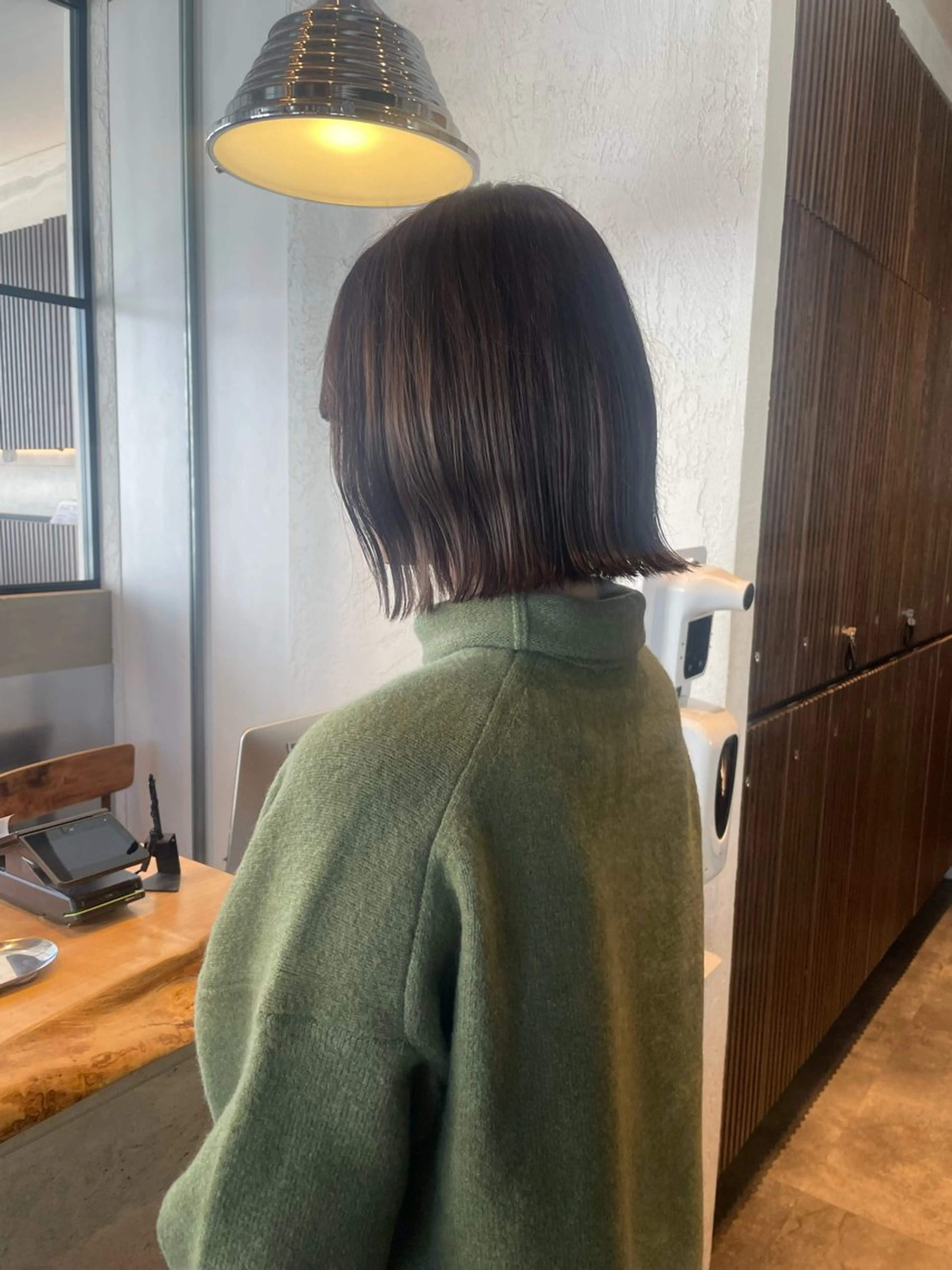 ミディアム ボブ 外ハネヘア カット ヘアカラー トリートメント HAVANA MIZUKIのヘアスタイル