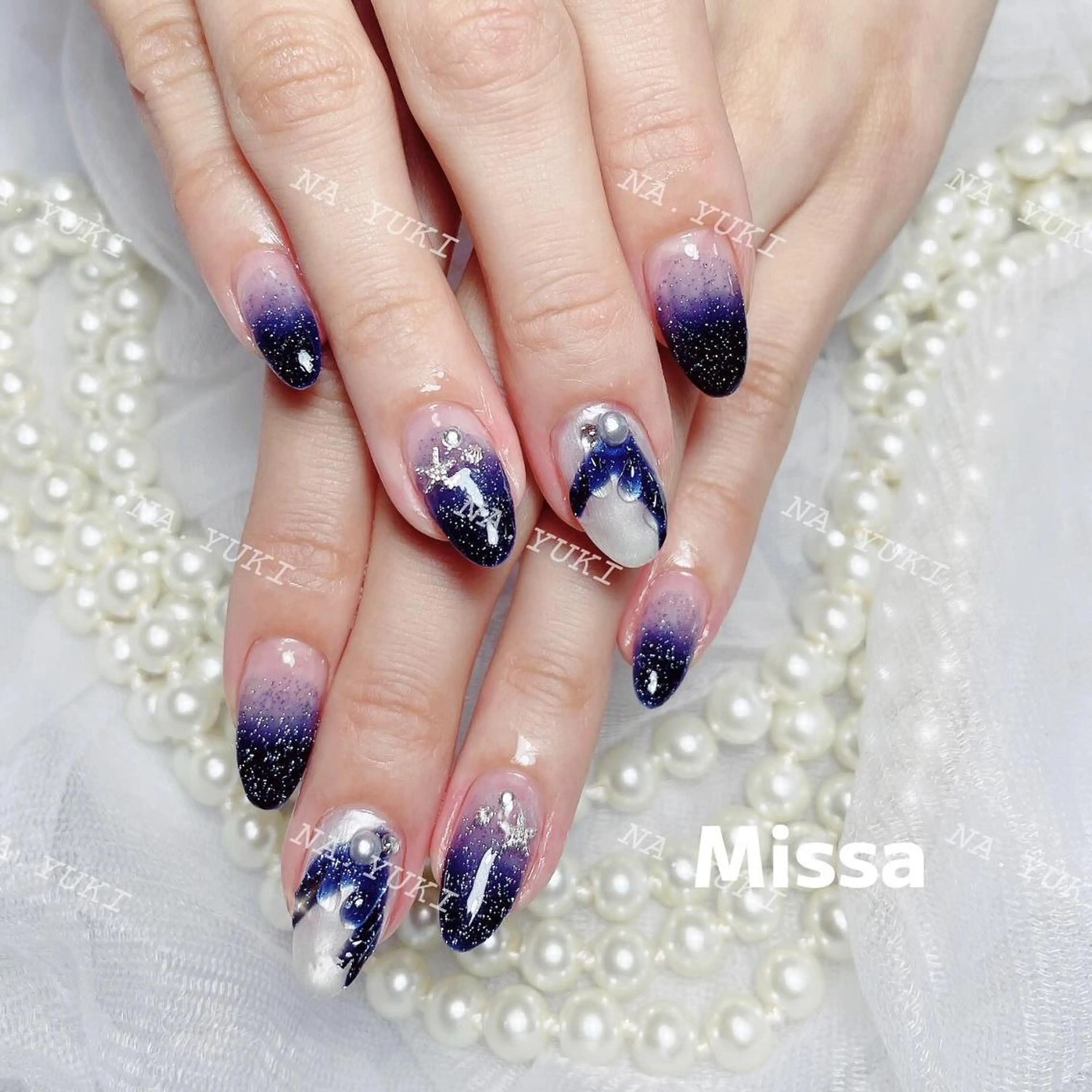 ネイル ハンドネイル Bunny 🐰のネイルデザイン