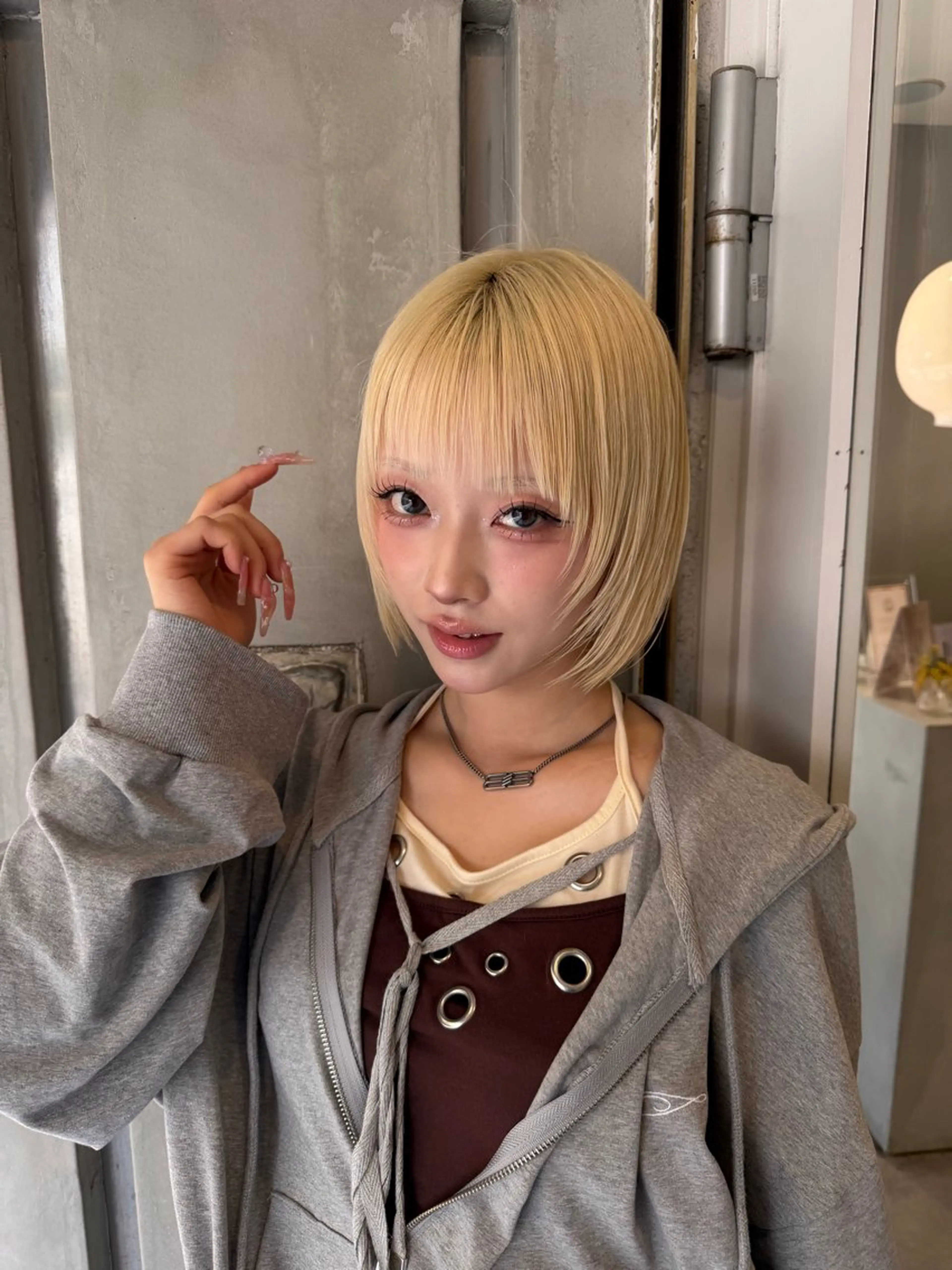 ショート カラー ブリーチ ブロンド ケアブリーチ 透明感カラー ダブルカラー ヘアカラー トリートメント 💎透明感カラー特化 💎TAISEIのヘアスタイル