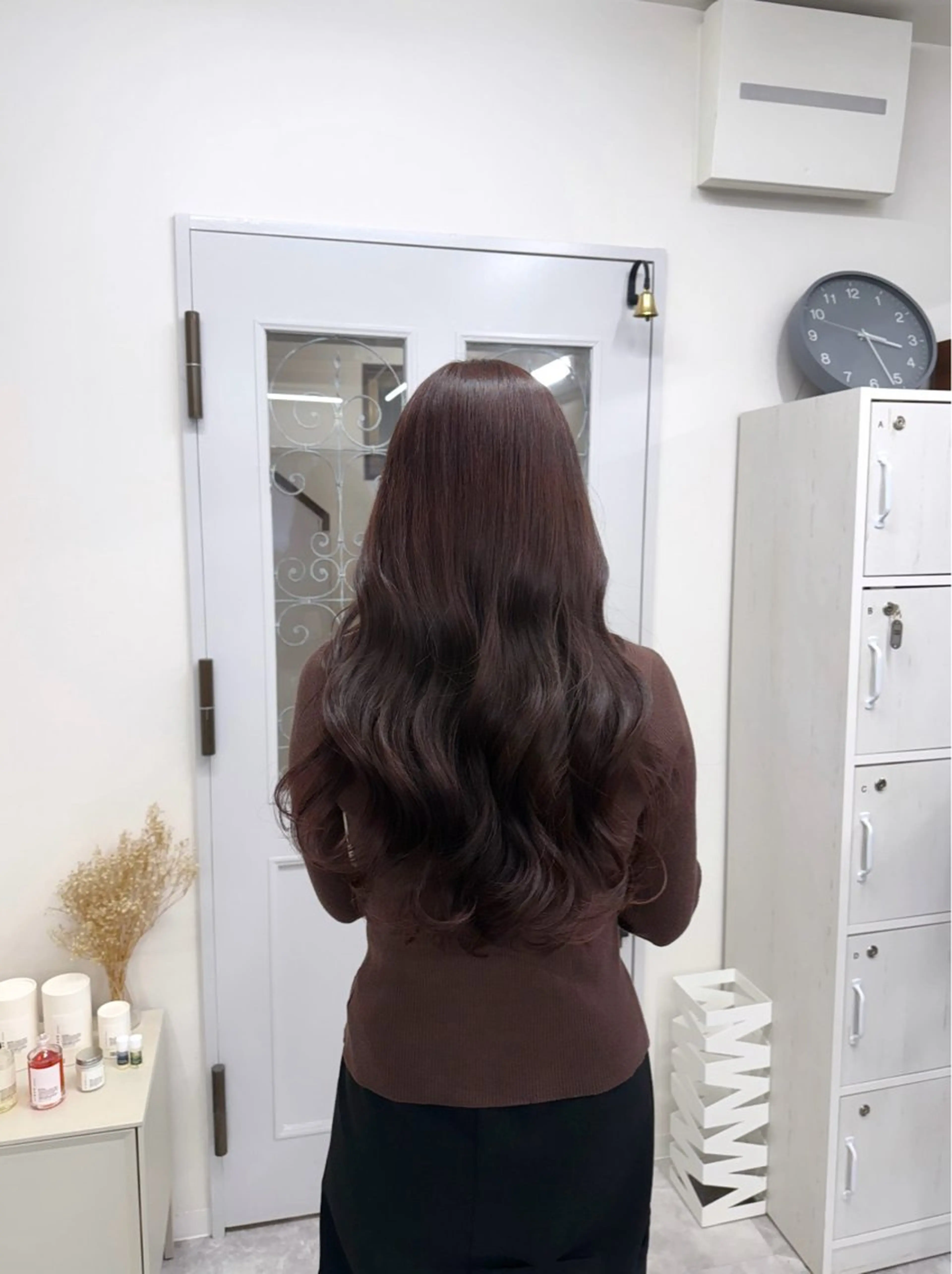 ロング 水尻 佑奈のヘアスタイル