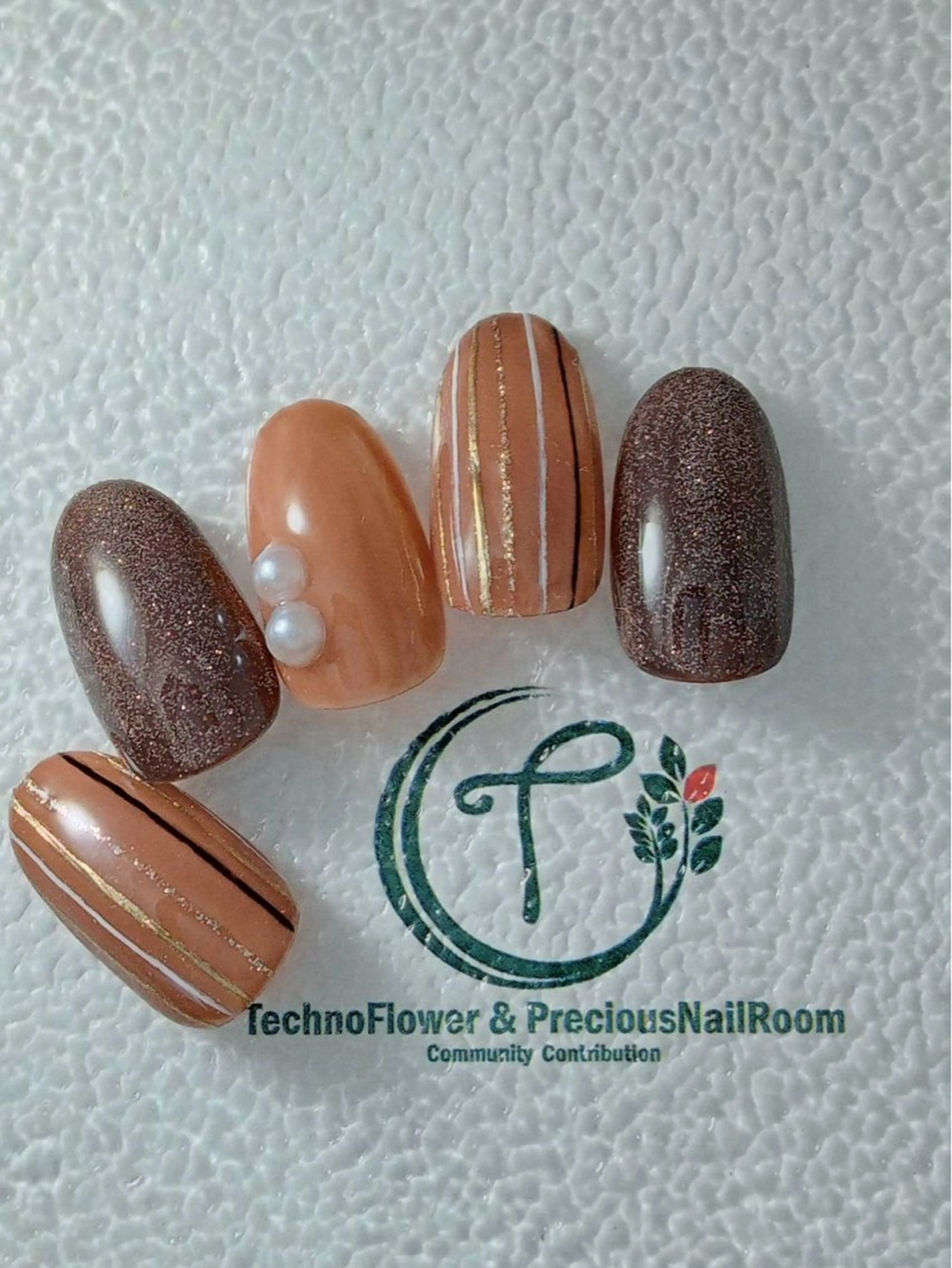 ネイル フラワーネイル precious nail room所属・precious nail  roomのネイルデザイン