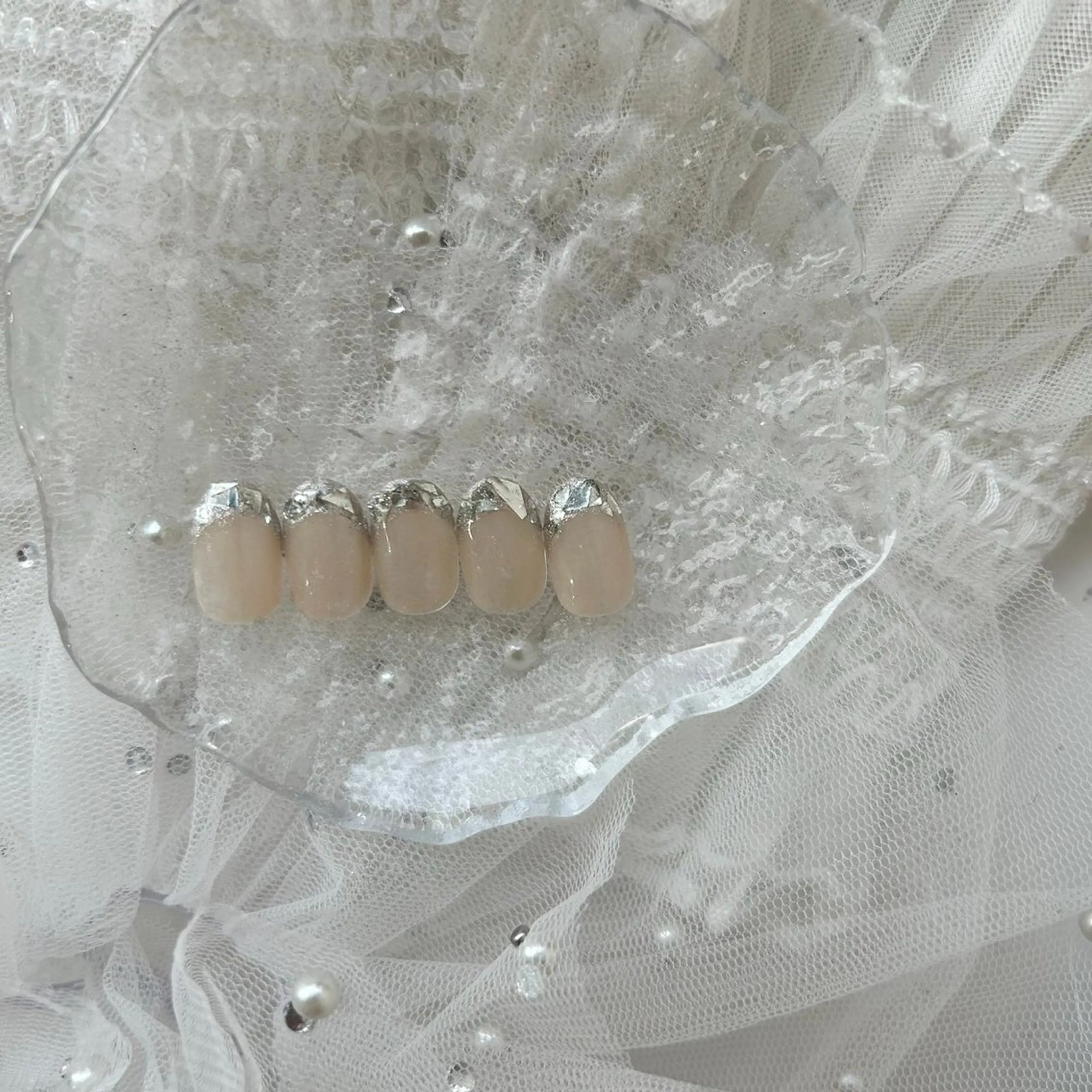 ネイル ワンカラーネイル ストーンネイル Vante ヴァンテのネイルデザイン