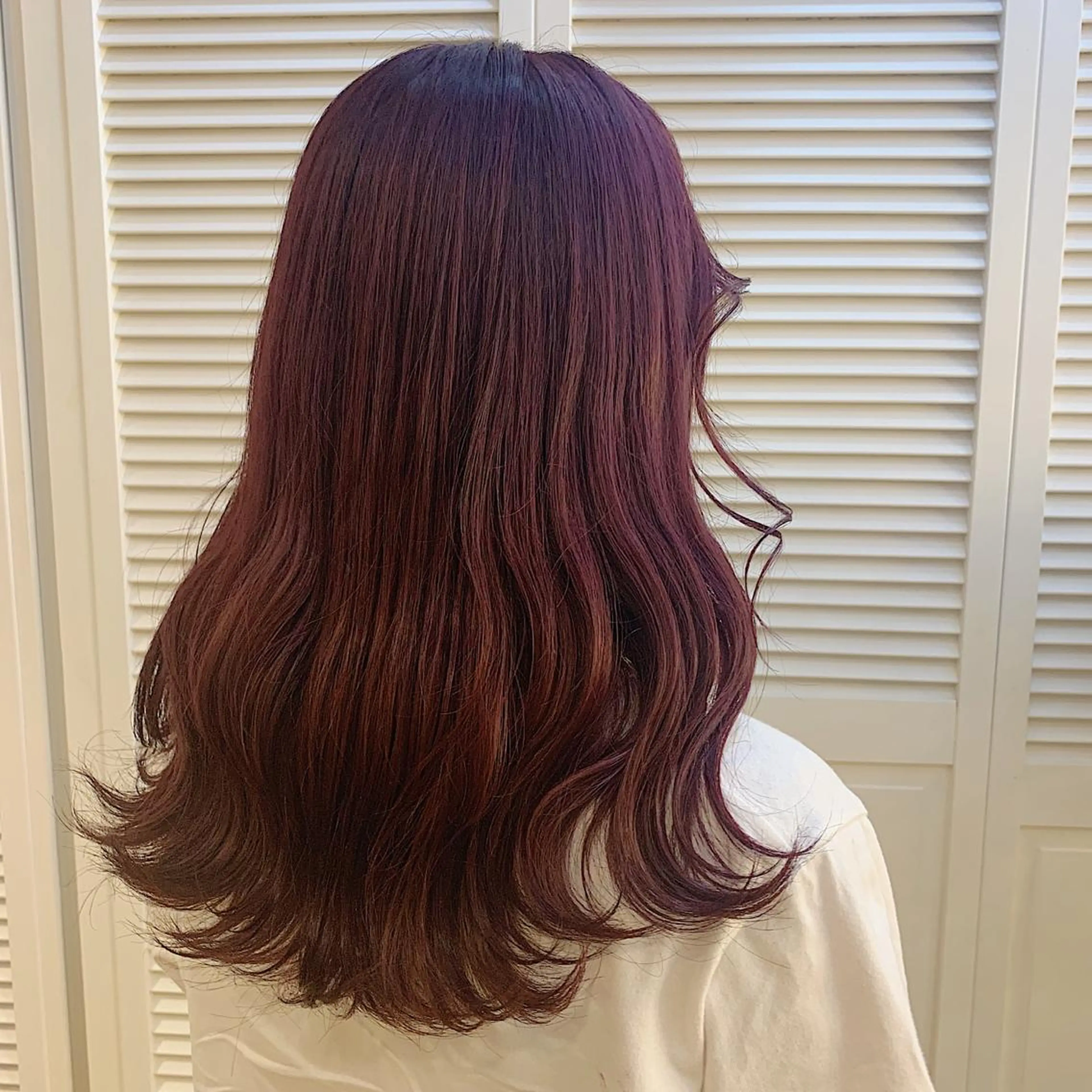 セミロング カラー ラベンダーカラー パープルカラー 韓国風ヘア オルチャンヘア GO TODAY SHAiRE SALON 町田店所属・🫧大森 知夏🫧のヘアスタイル