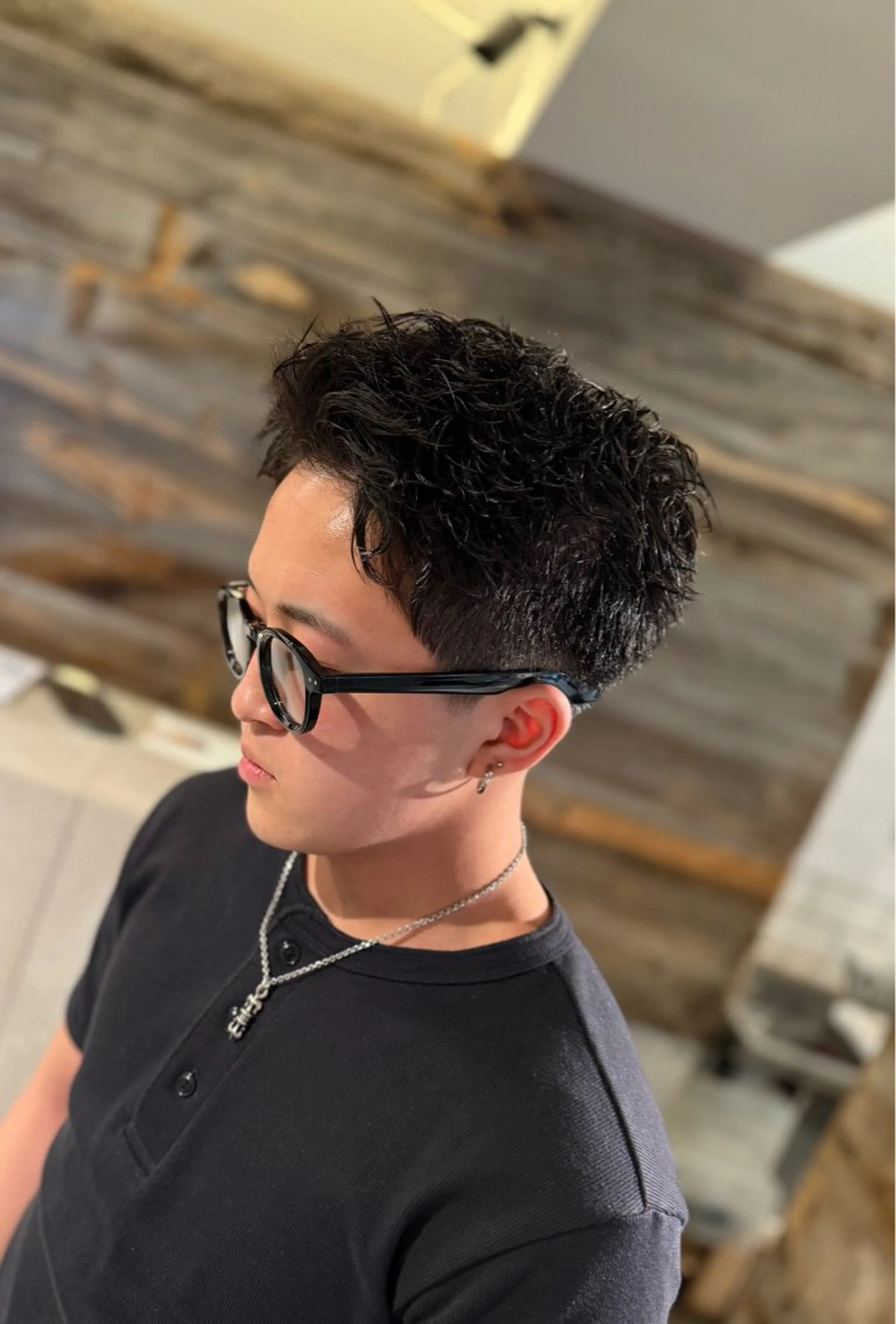 パーマ メンズ スパイキーショート メンズパーマ 特化/中川拓也のヘアスタイル