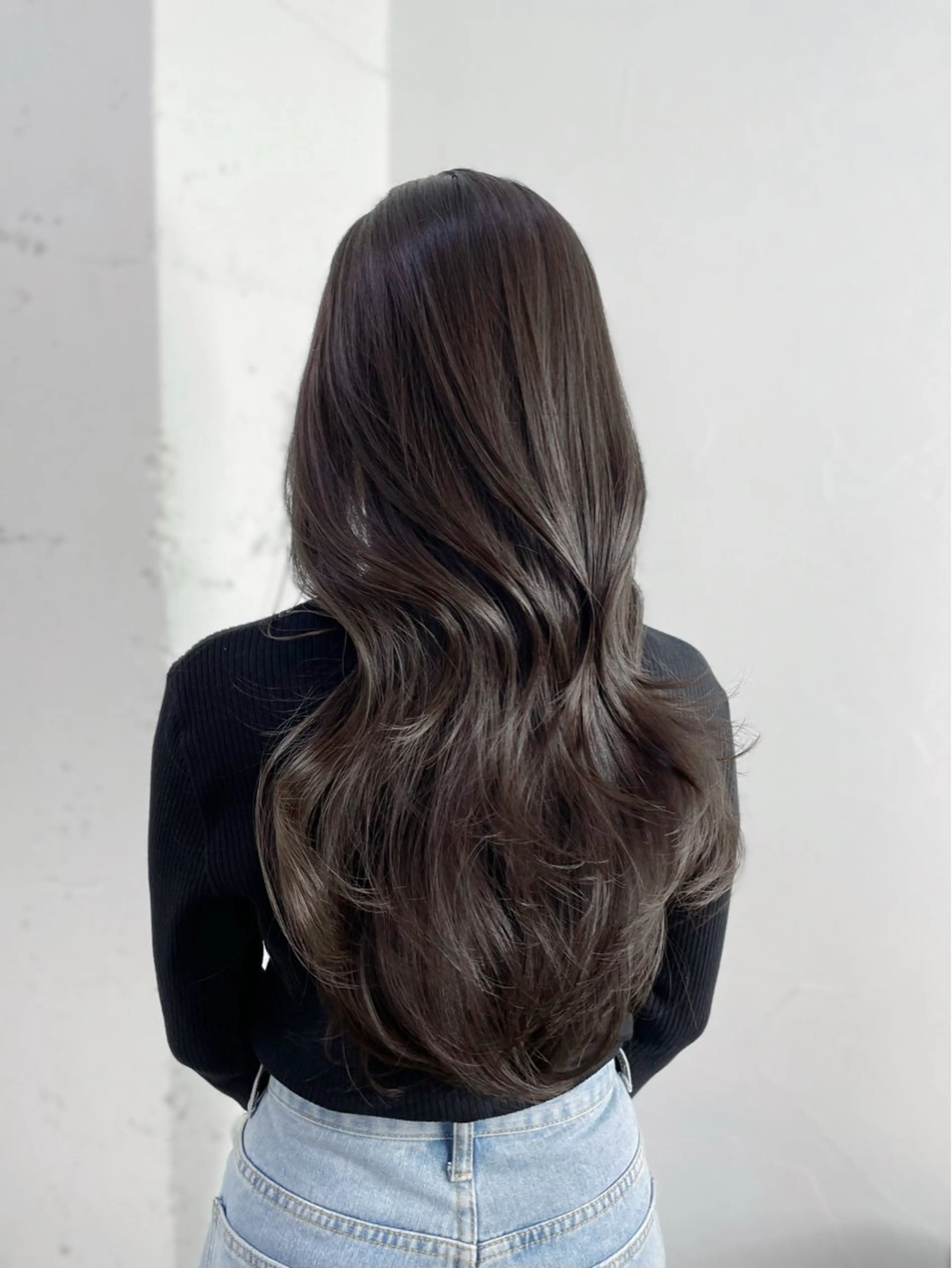 ✨️人気𝐍𝐨.𝟏✨️カット➕ケアカラー➕ハホニコ3stepトリートメントの写真