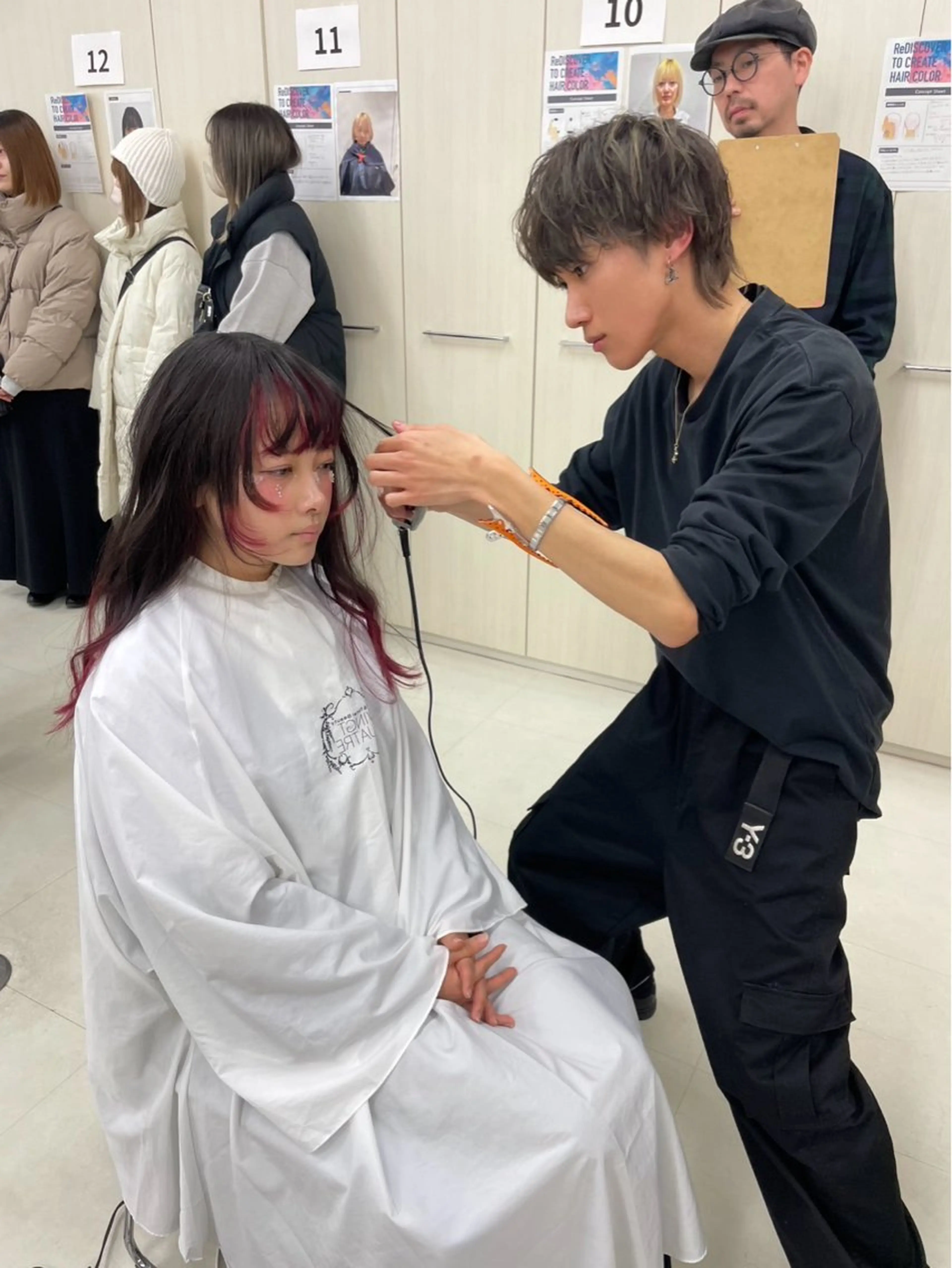 ロング ヴァンキャトル 山口裕真のヘアスタイル