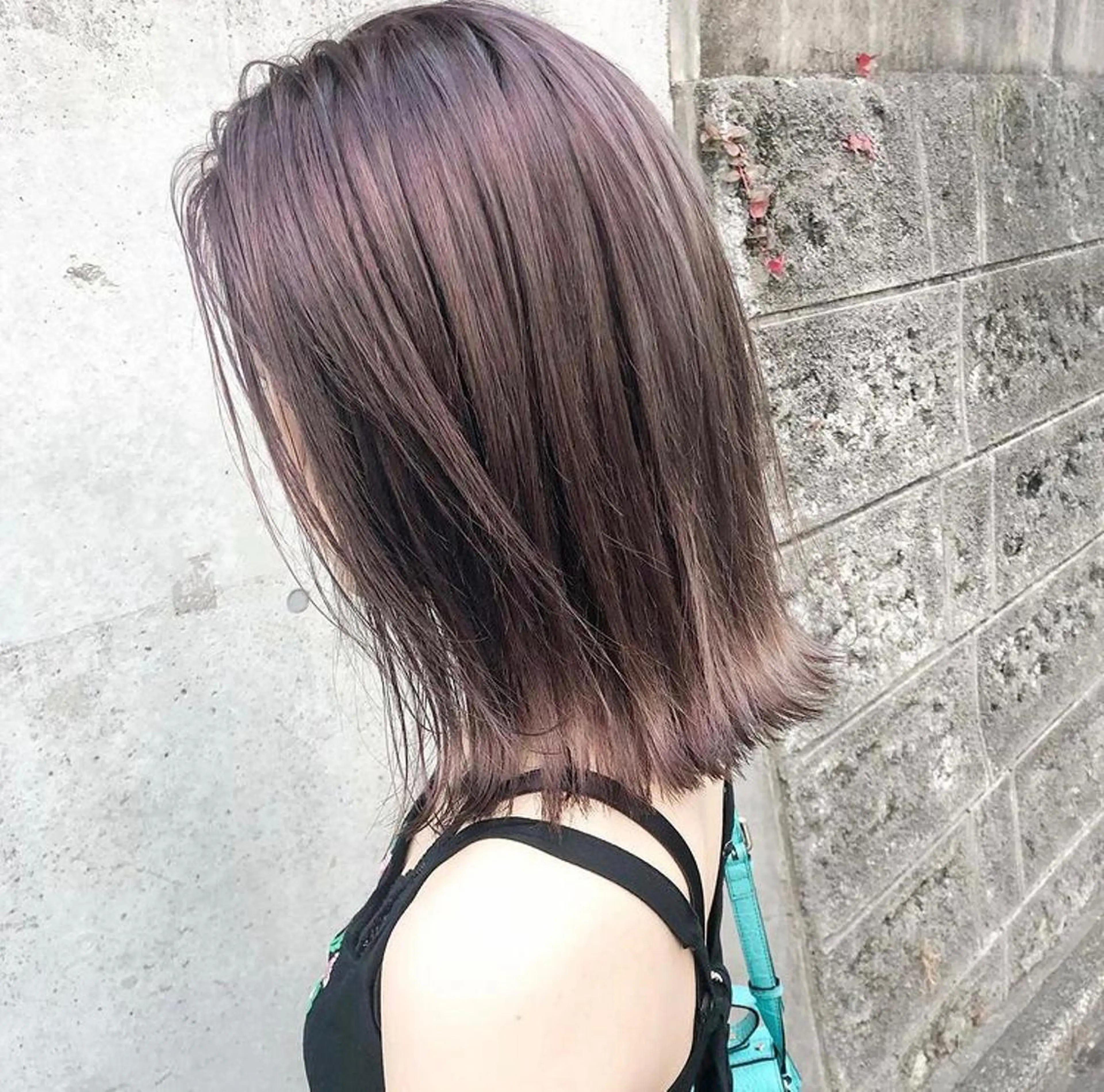 ミディアム カラー カット ヘアカラー HATSUMEI ゆうまのヘアスタイル