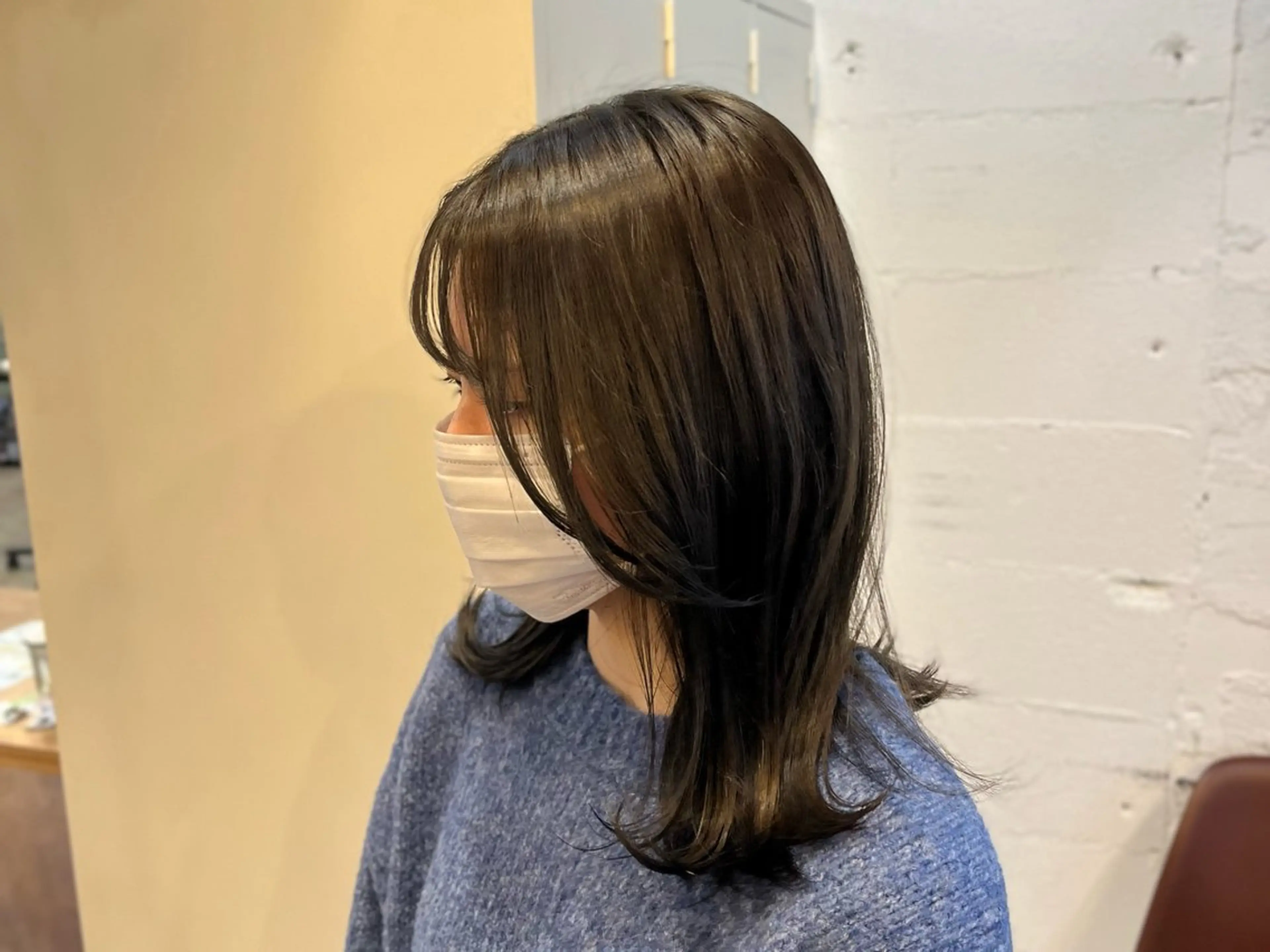 ミディアム カラー ヘアカラー トリートメント うるツヤハイトーン✨ /西川郁巳のヘアスタイル