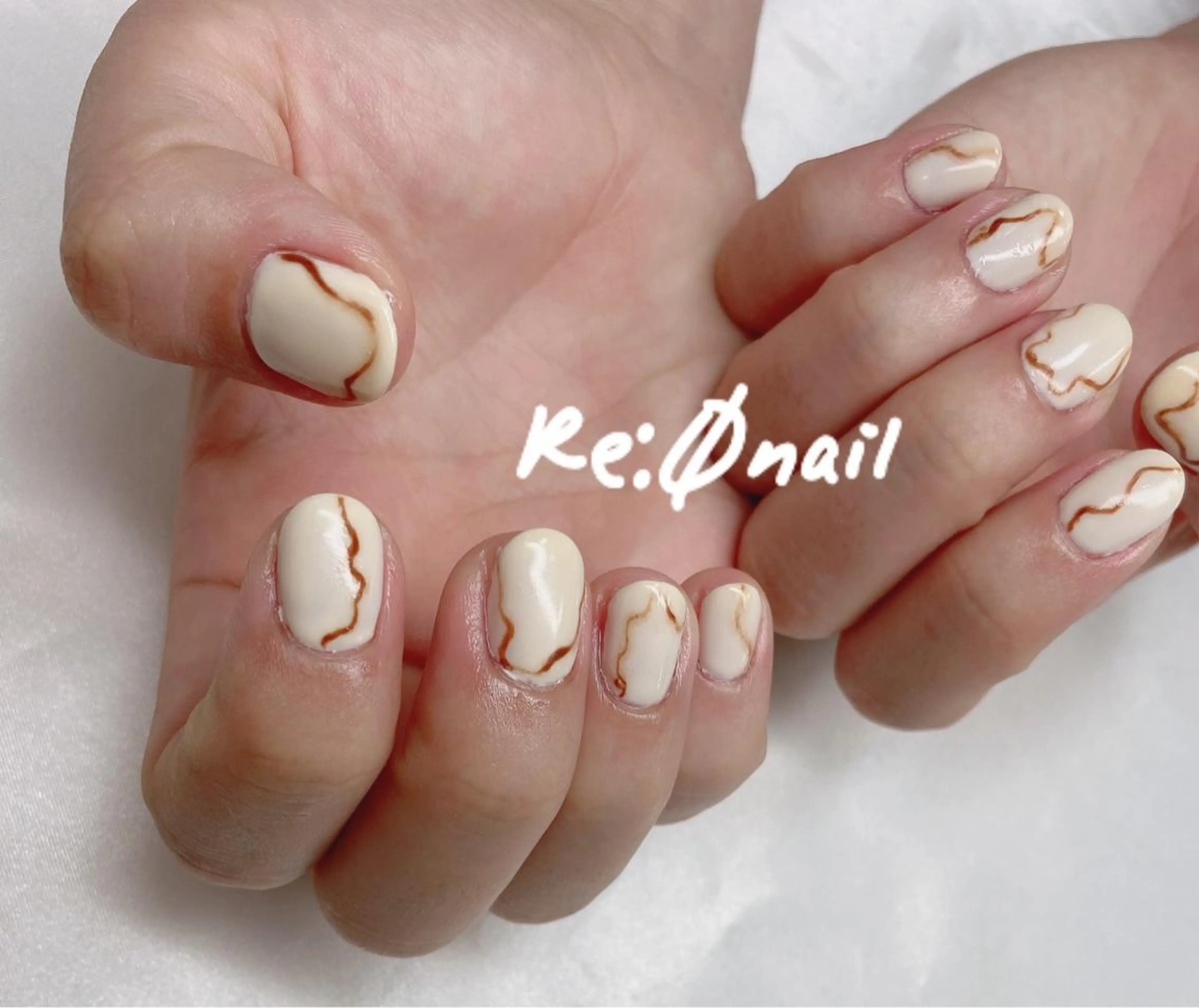 ネイル アートネイル ハンドネイル Re:Ø nail 🩵TSUJIのネイルデザイン