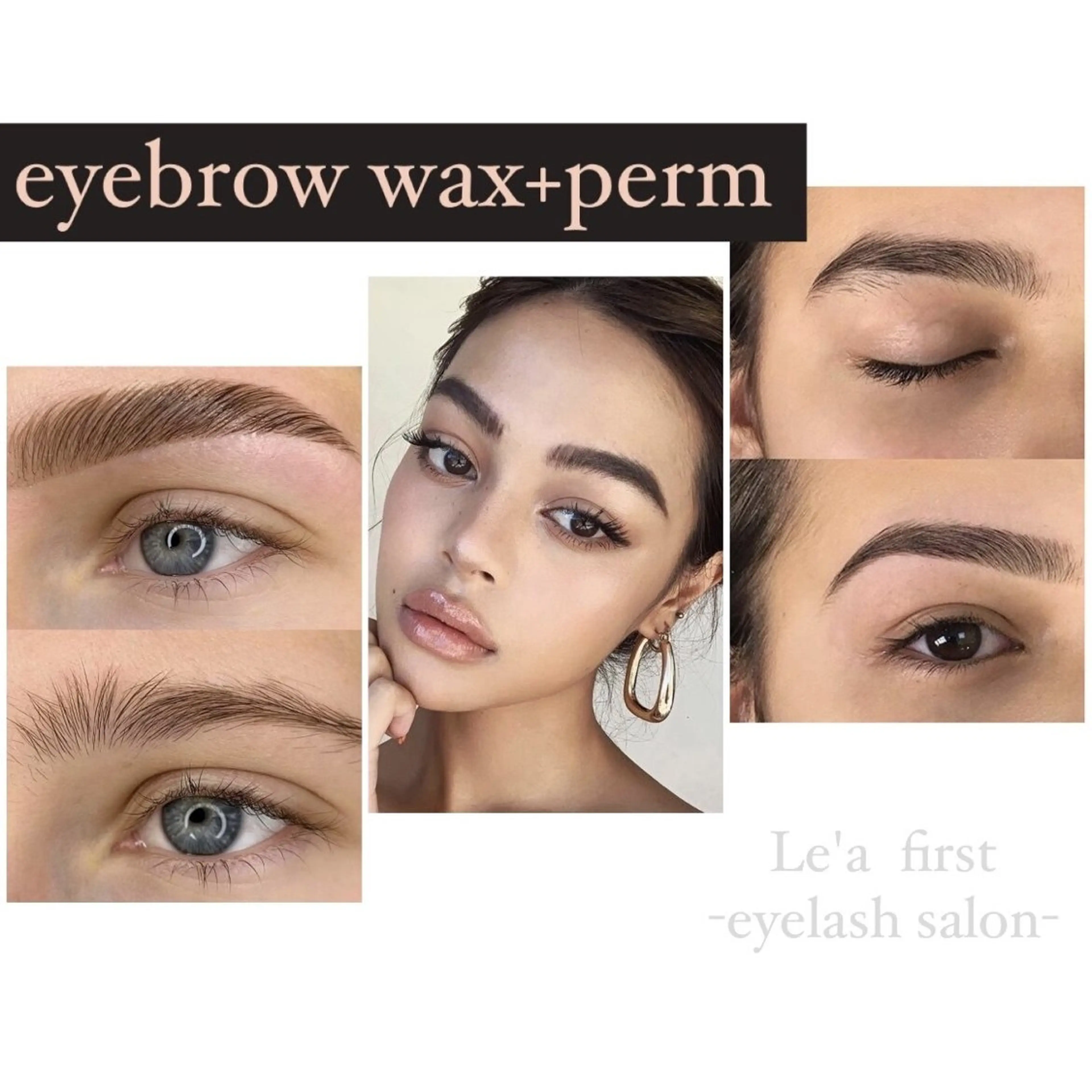 【🥸eyebrow単品】眉毛パーマ+眉毛Waxの写真