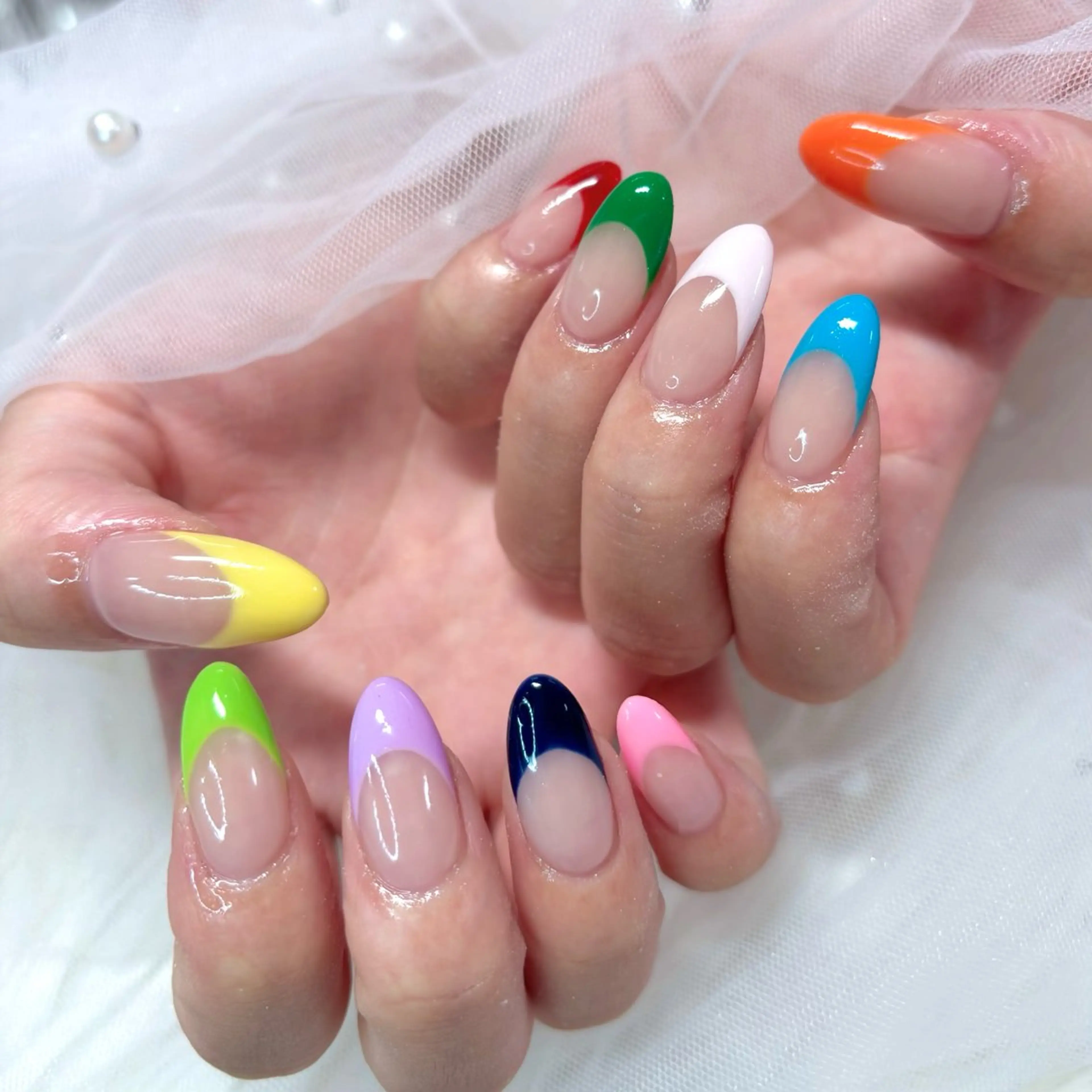 ネイル アートネイル フレンチネイル ハンドネイル Noix nailのネイルデザイン