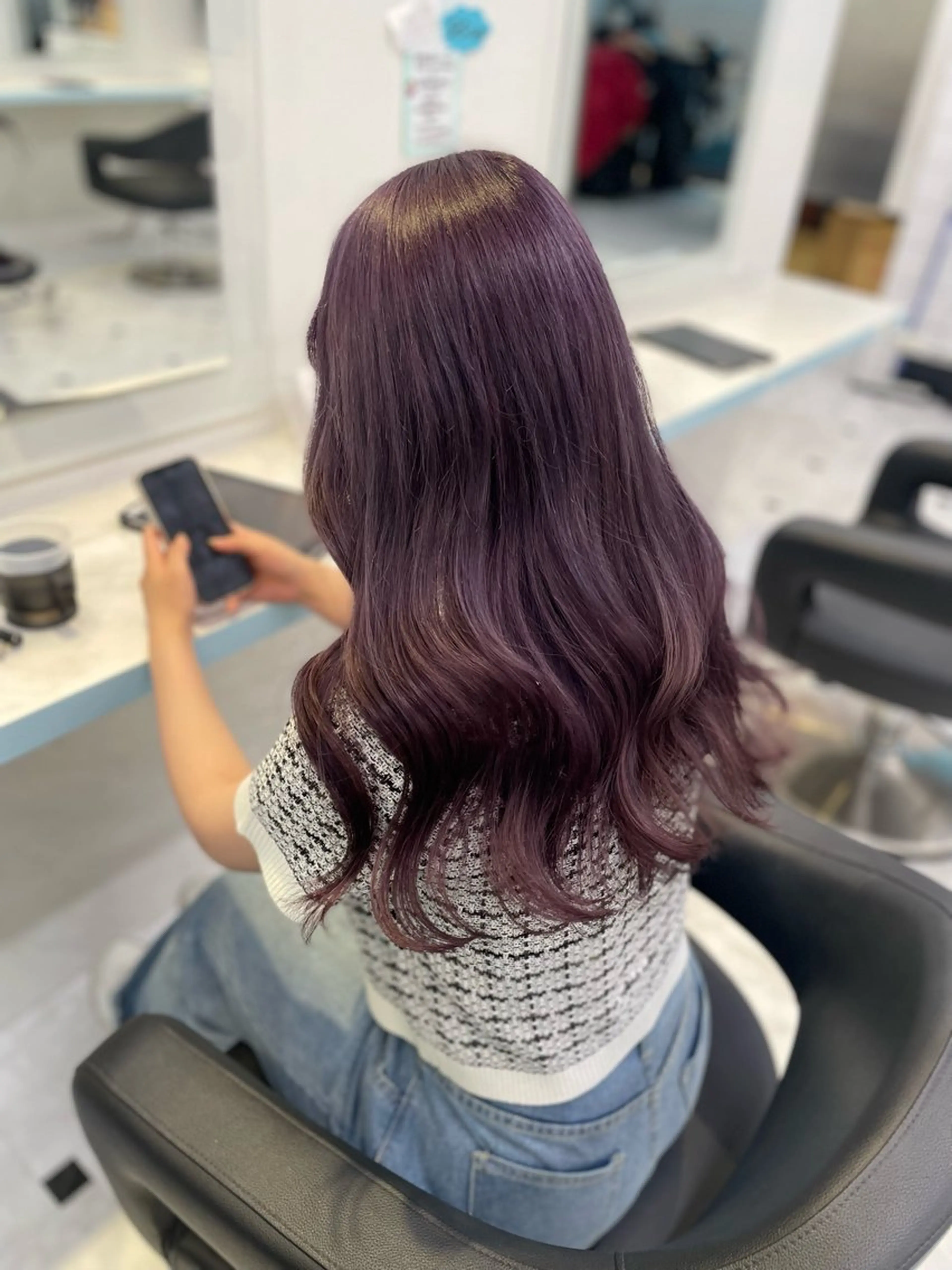 ミディアム ヘアカラー トリートメント サロウィン新宿三丁目East所属・💕冬モテ×上品色気 モテヘア💕山田航介のヘアスタイル