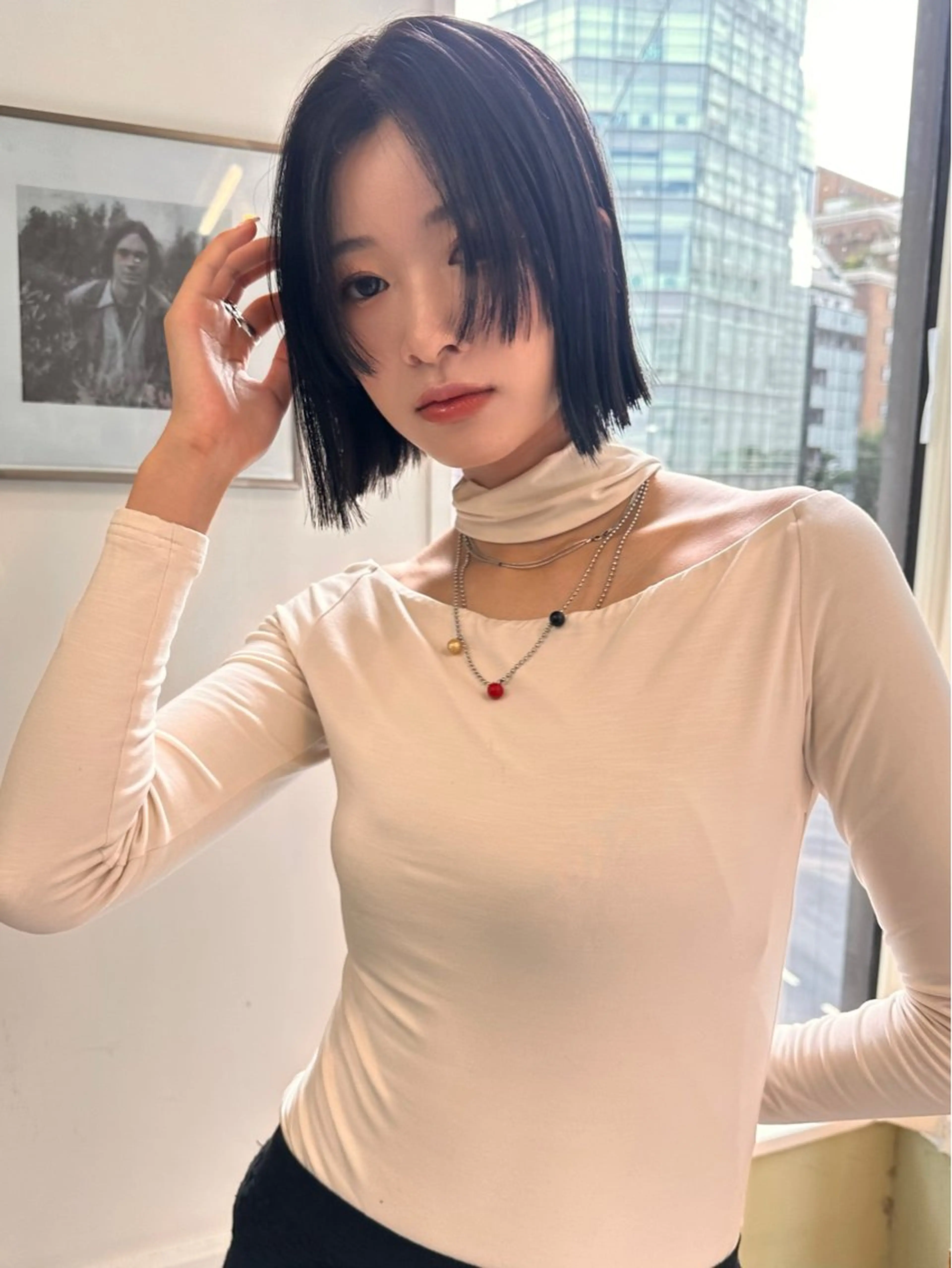 ショート カラー 🪭risa 暖色/レイヤー🪭のヘアスタイル