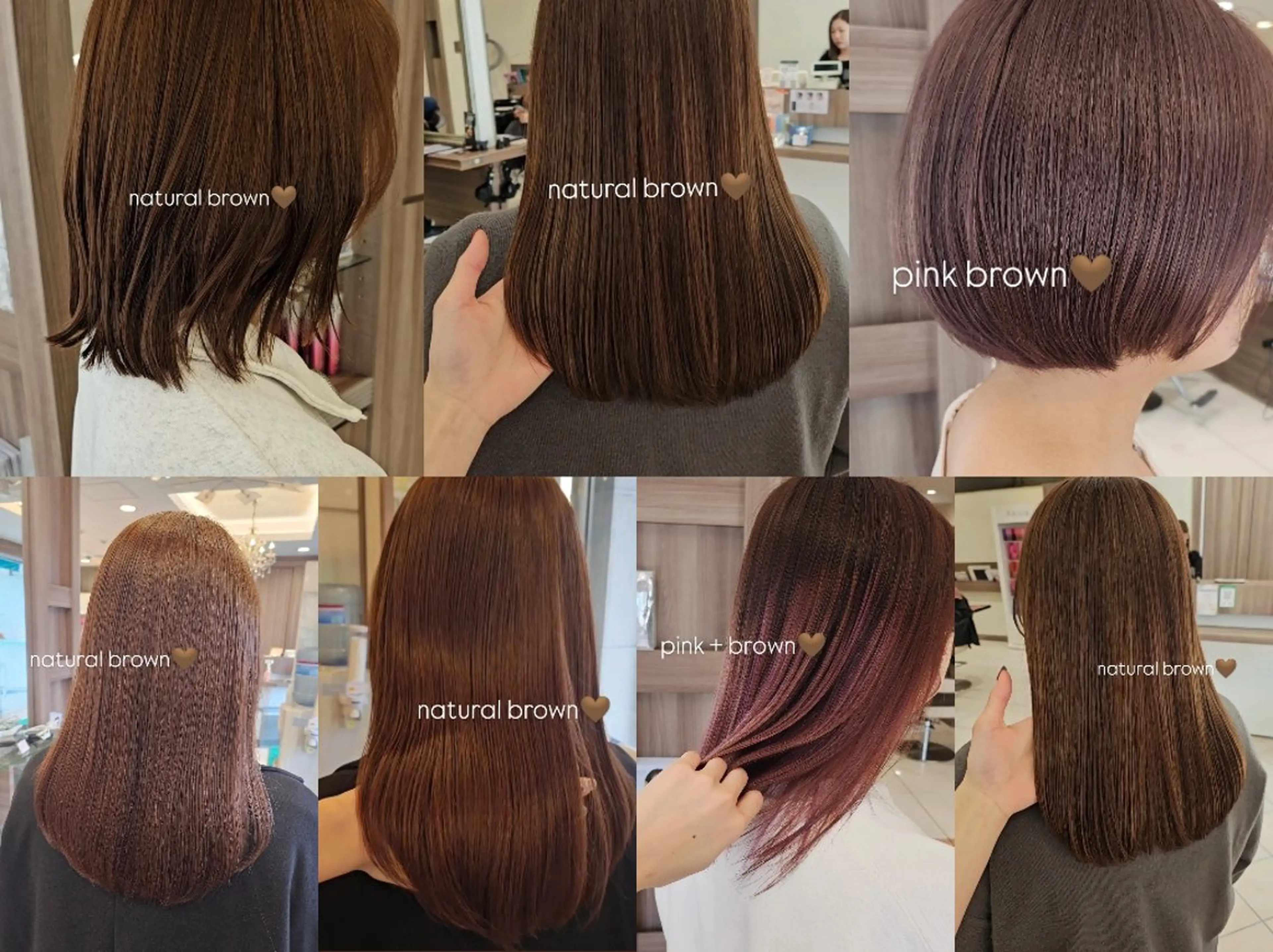 【暖色🌠】ナチュラルブラウンカラー➕カット➕潤いトリートメントの写真