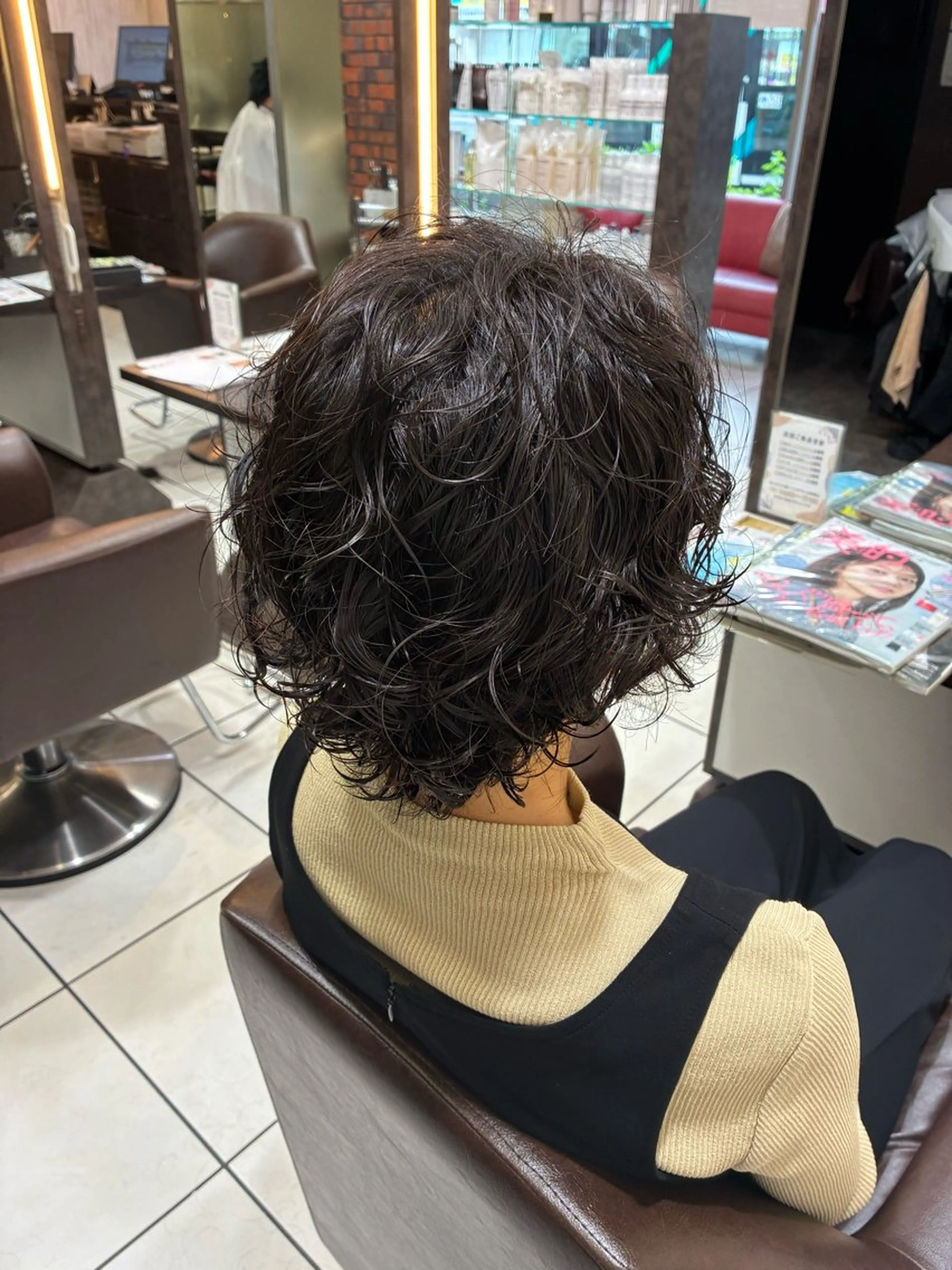 パーマ モデル募集中✨千野 詩緒里のヘアスタイル