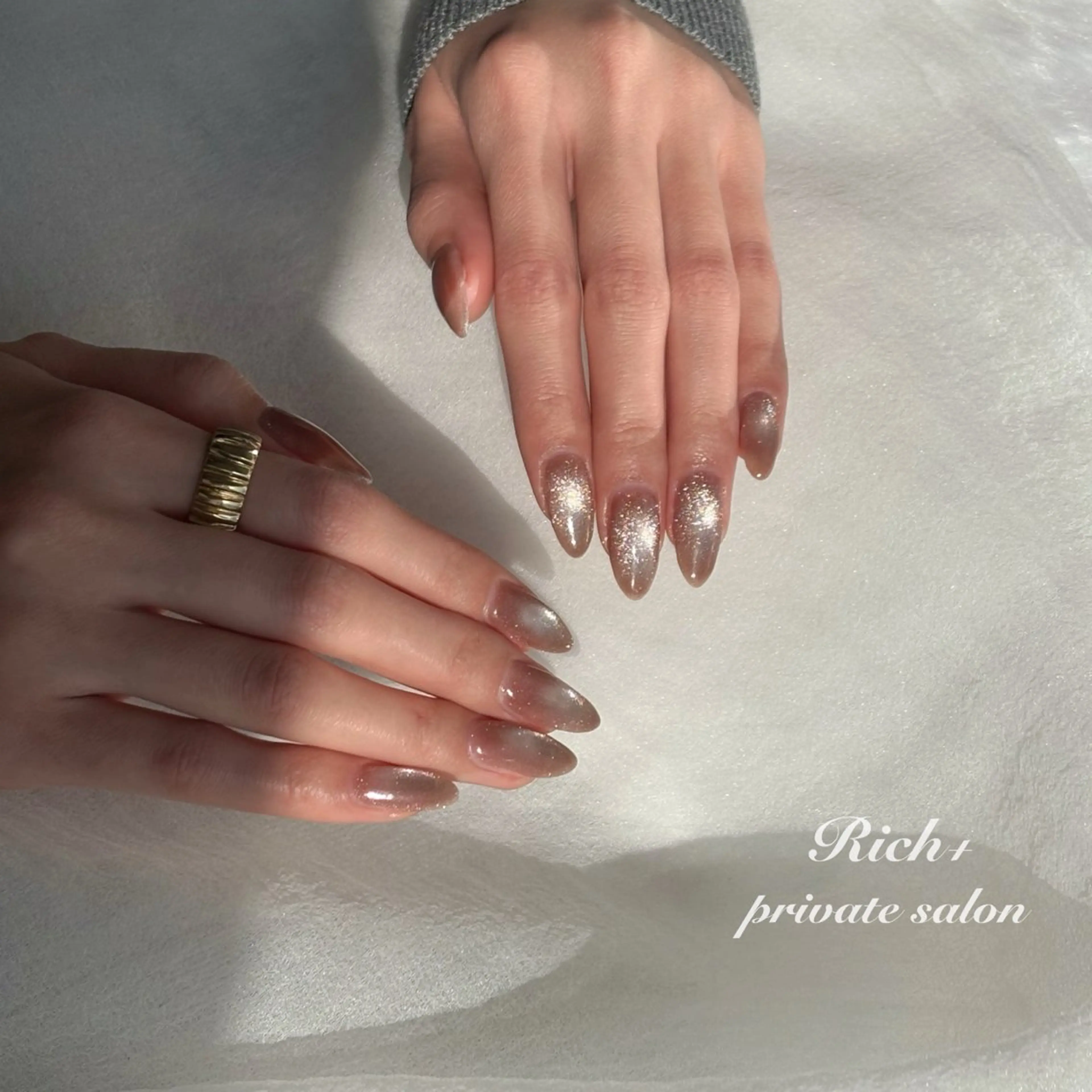 ネイル マグネットネイル ハンドネイル Rich+nail Mayuのネイルデザイン