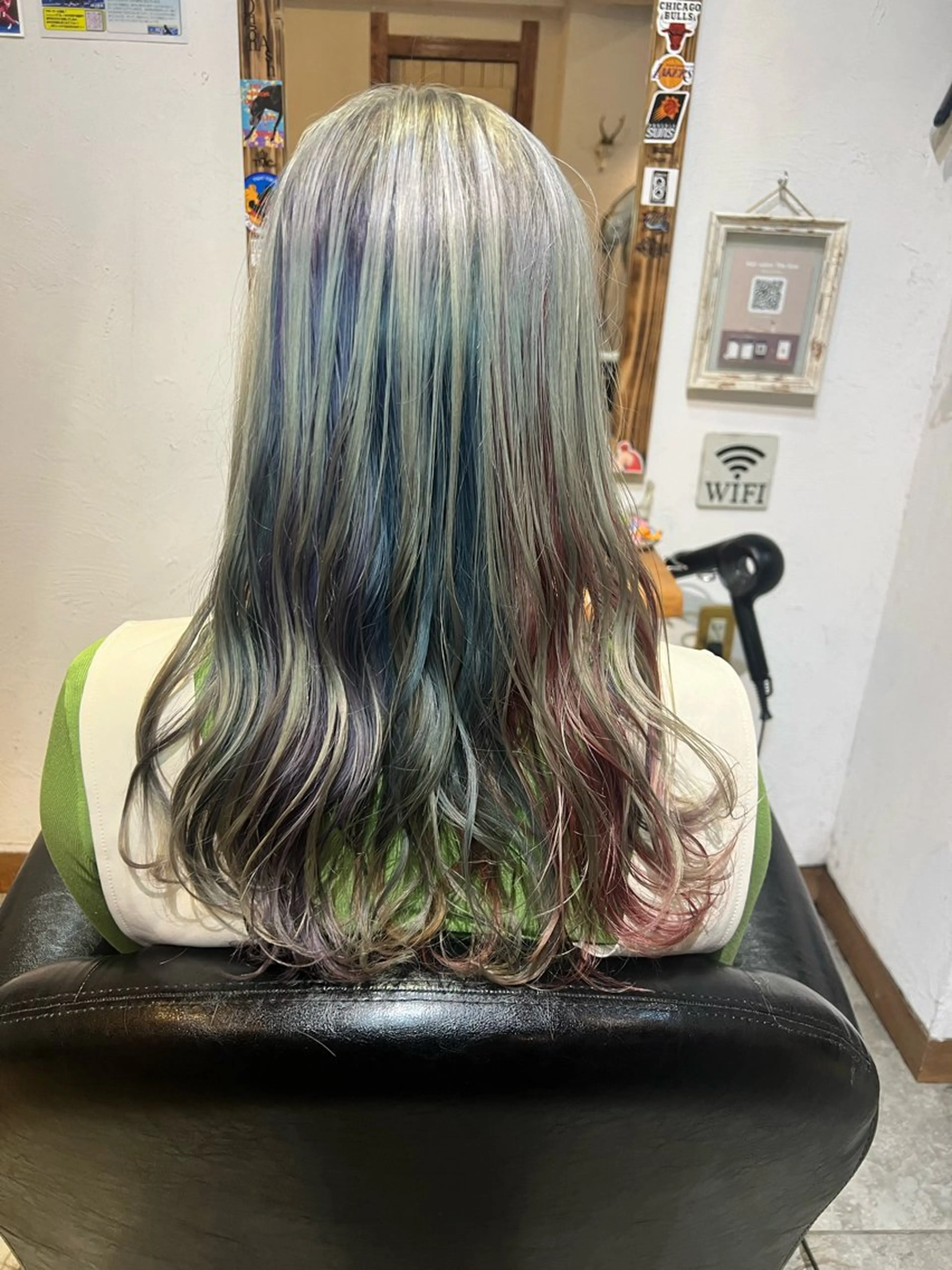 ロング カラー カット ヘアカラー Hair salon The  hiveのヘアスタイル