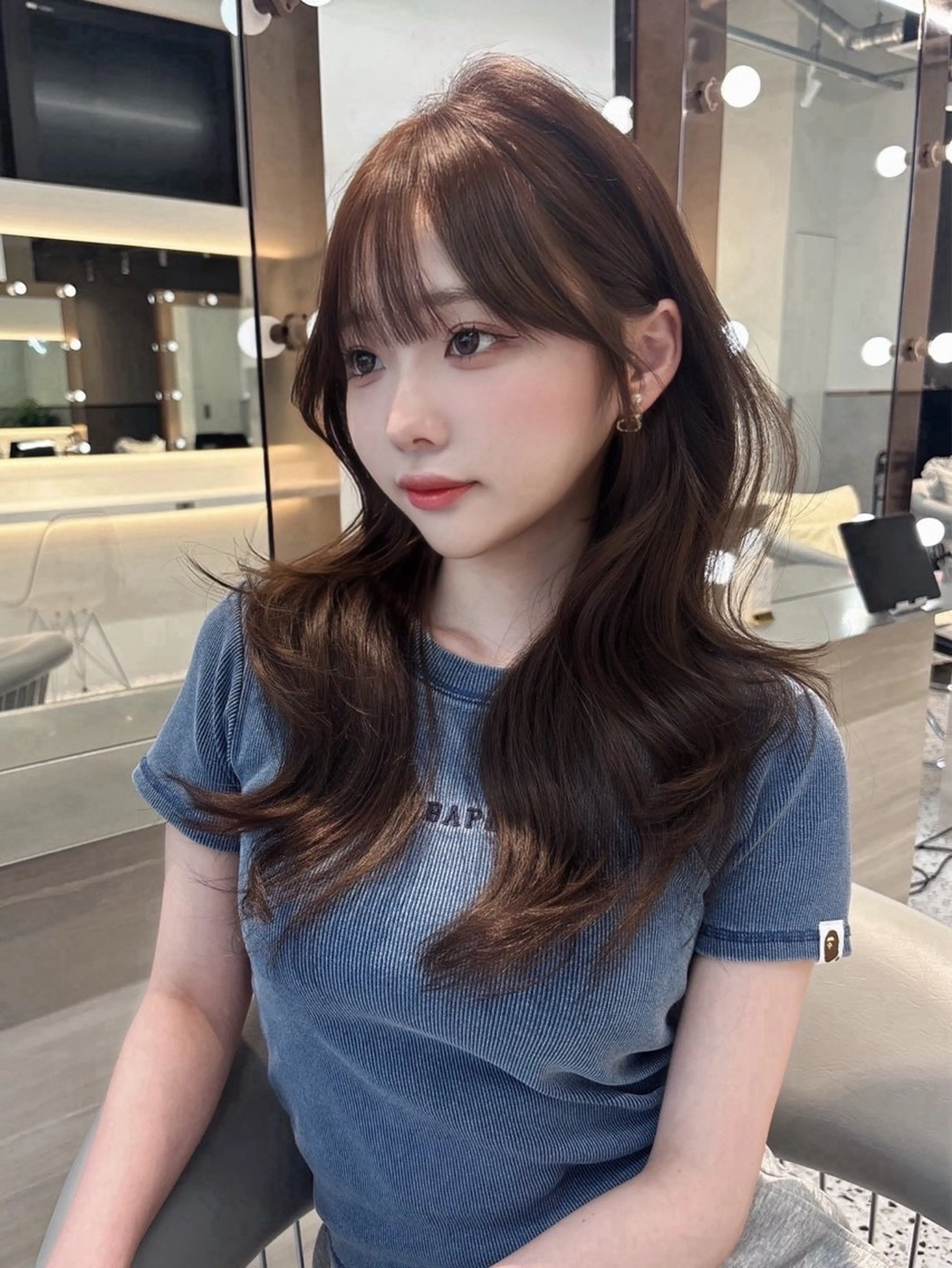 ロング 髪質改善 レイヤーカット カット ヘアカラー 🎀透明感ブラウ ンshizuka🎀のヘアスタイル