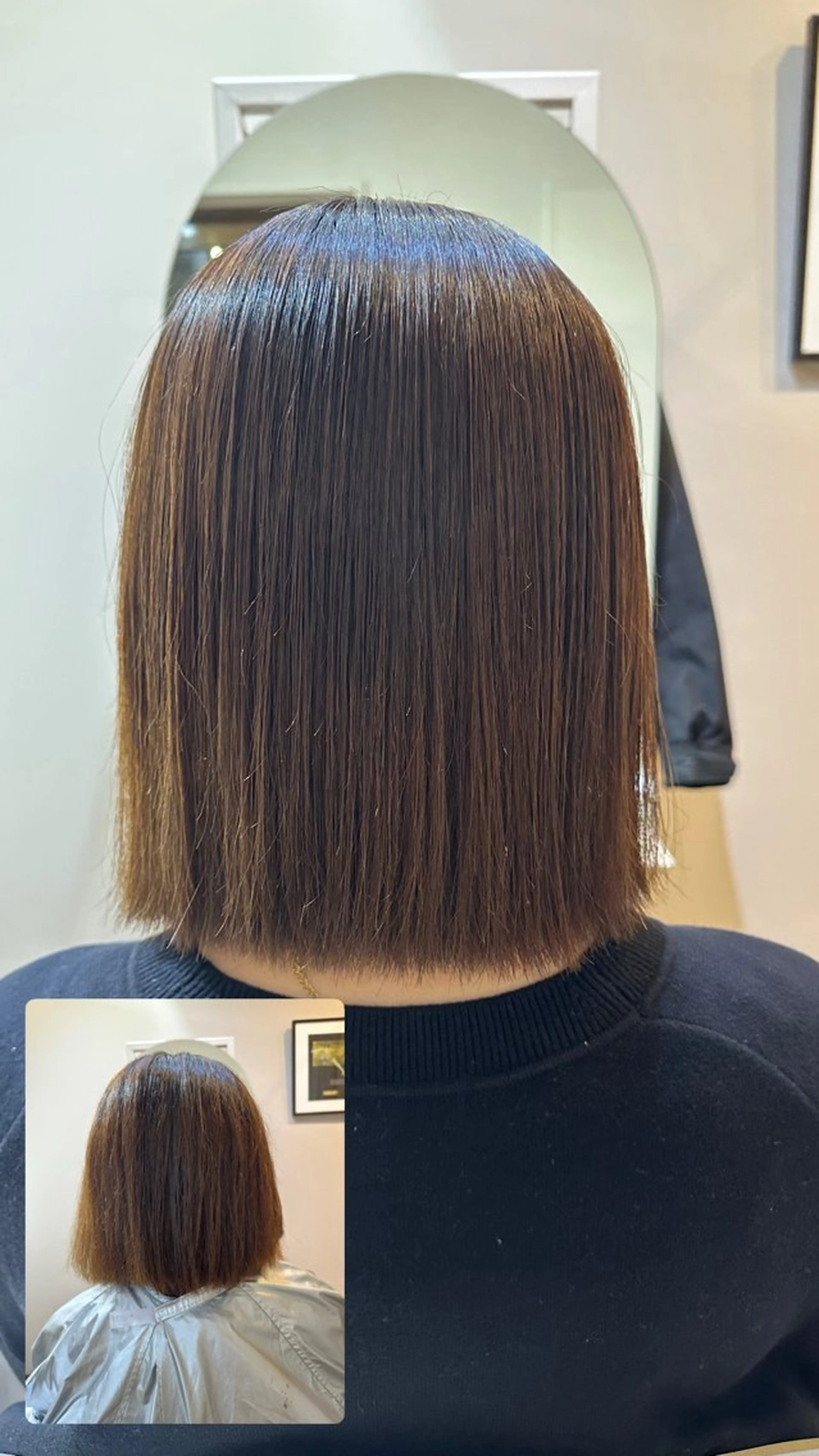 縮毛矯正 momo 札幌美容師のヘアスタイル