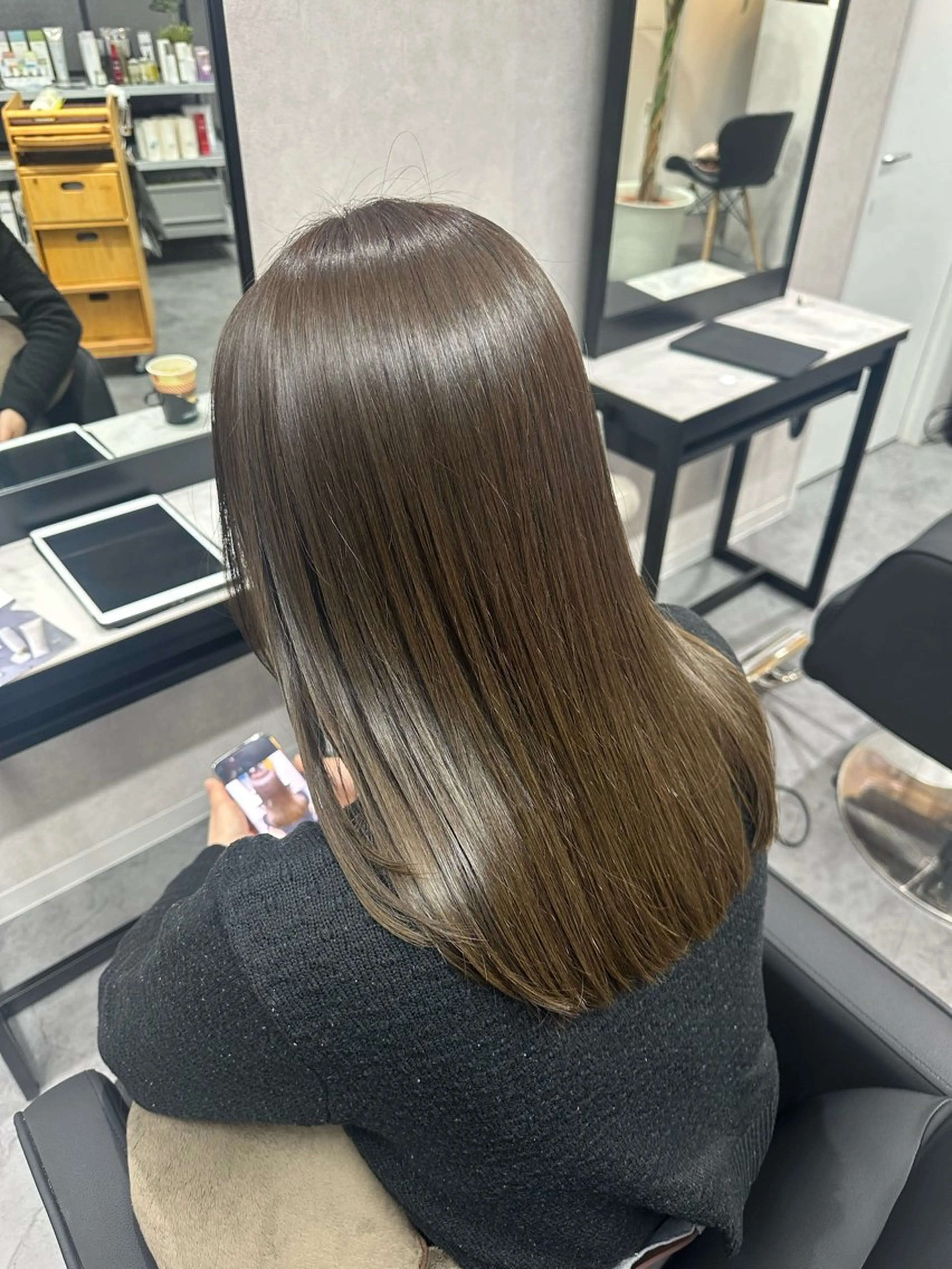 ロング カラー カット ヘアカラー トリートメント 🎀PALOOZA SAYU🎀のヘアスタイル