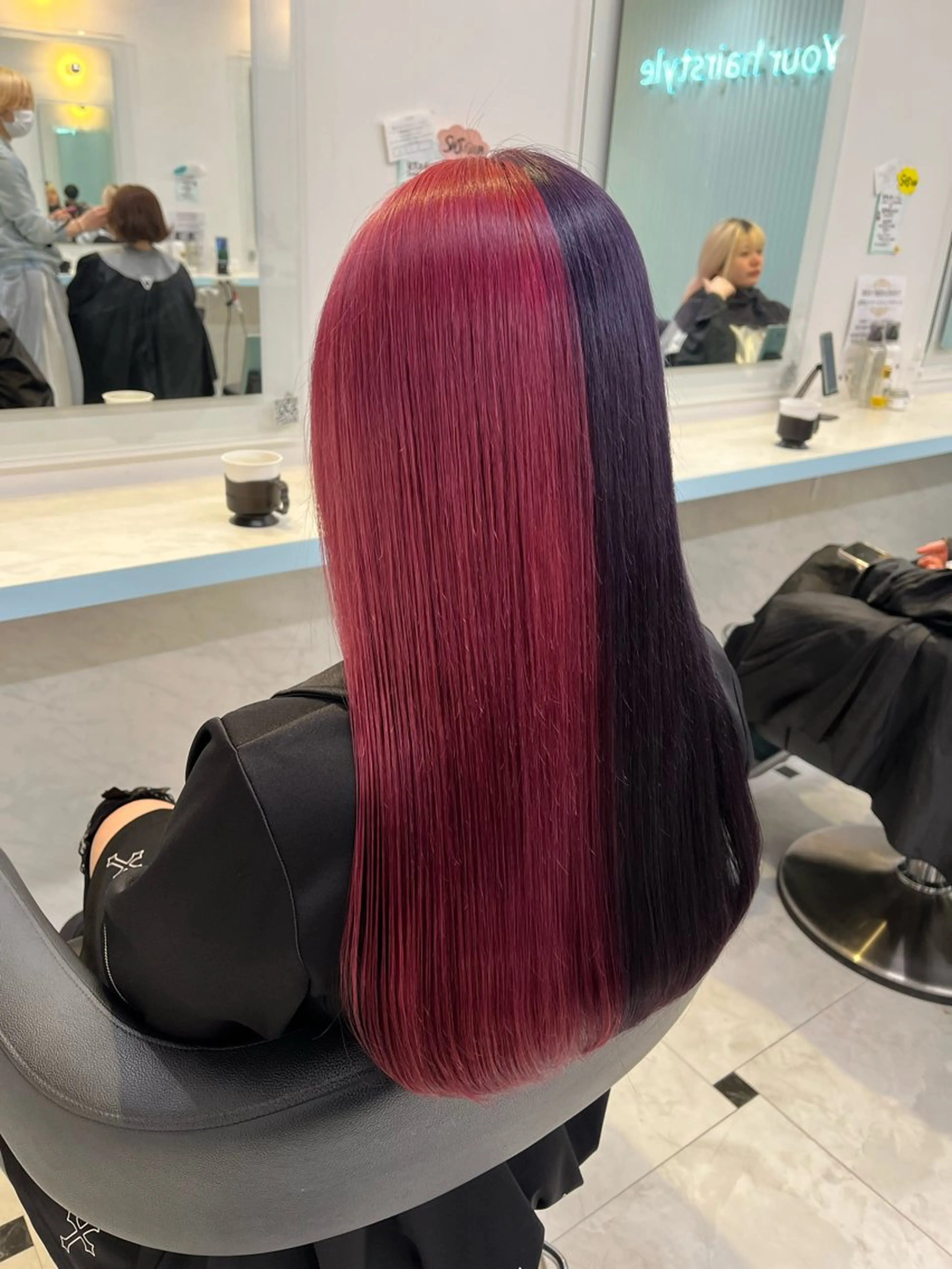 ロング カラー ヘアカラー トリートメント ブリーチカラー 🩵MIZUKIのヘアスタイル