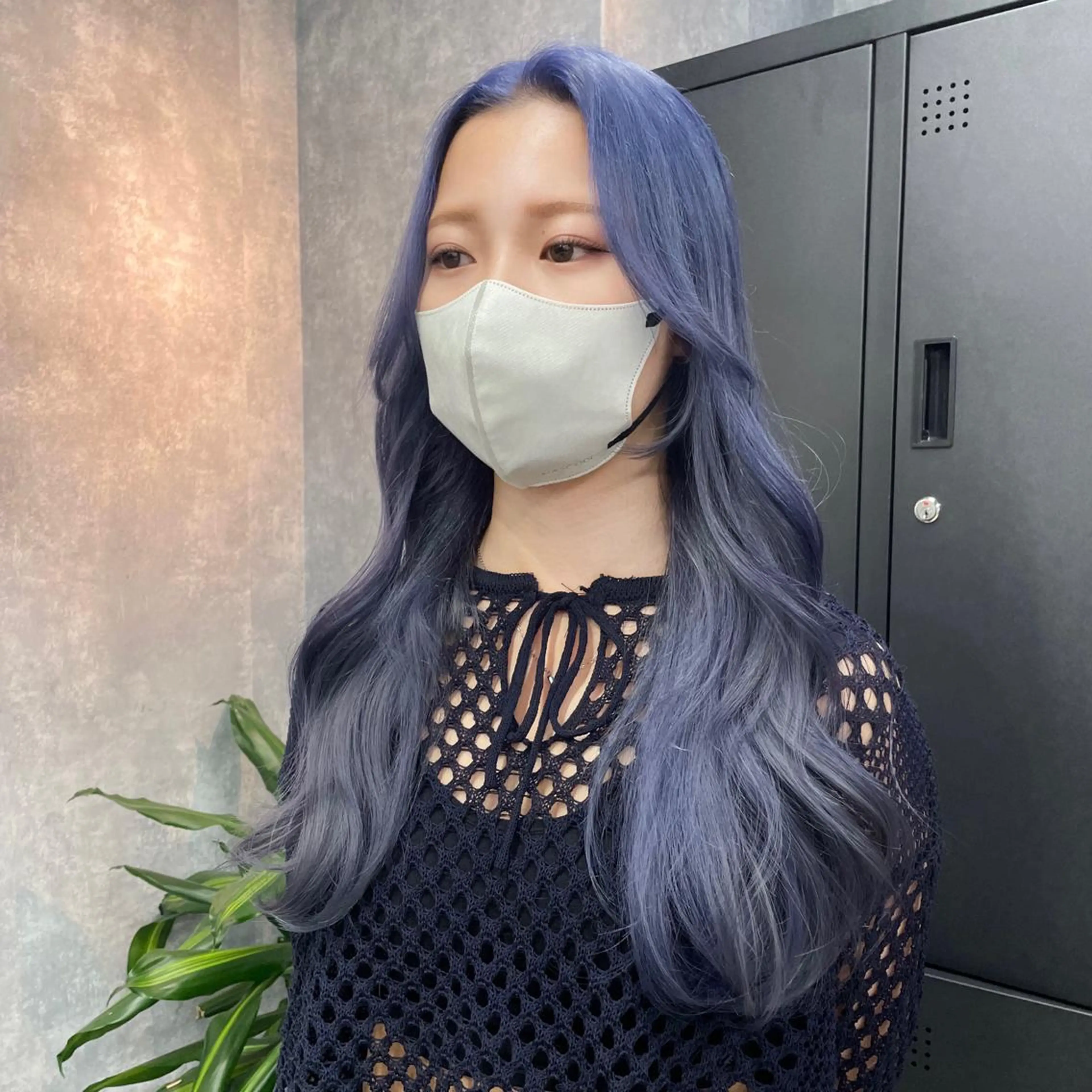 ロング カラー ブリーチ 宮城 ほのかのヘアスタイル