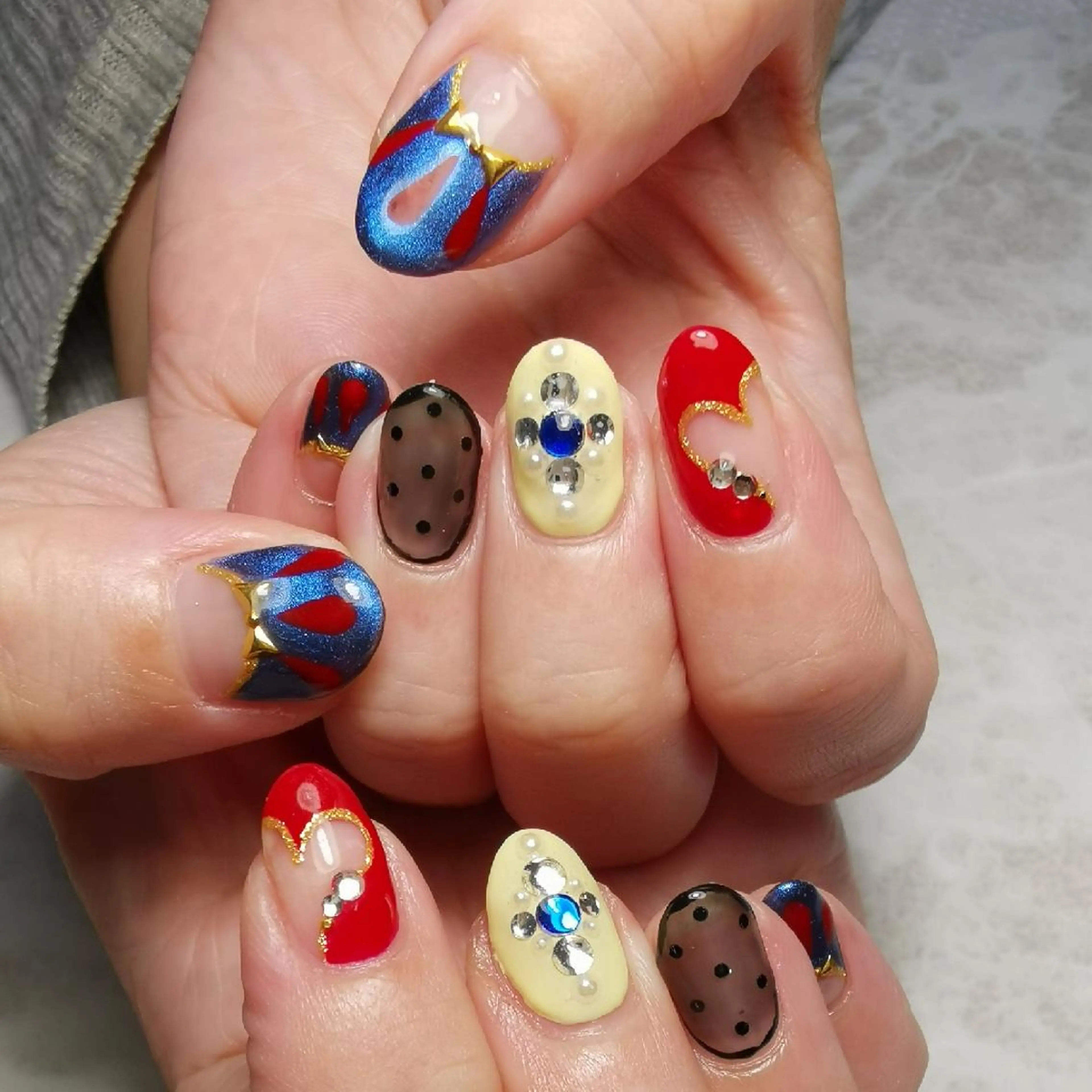 ネイル ジェルネイル パラジェル ハンドネイル reve あやののネイルデザイン