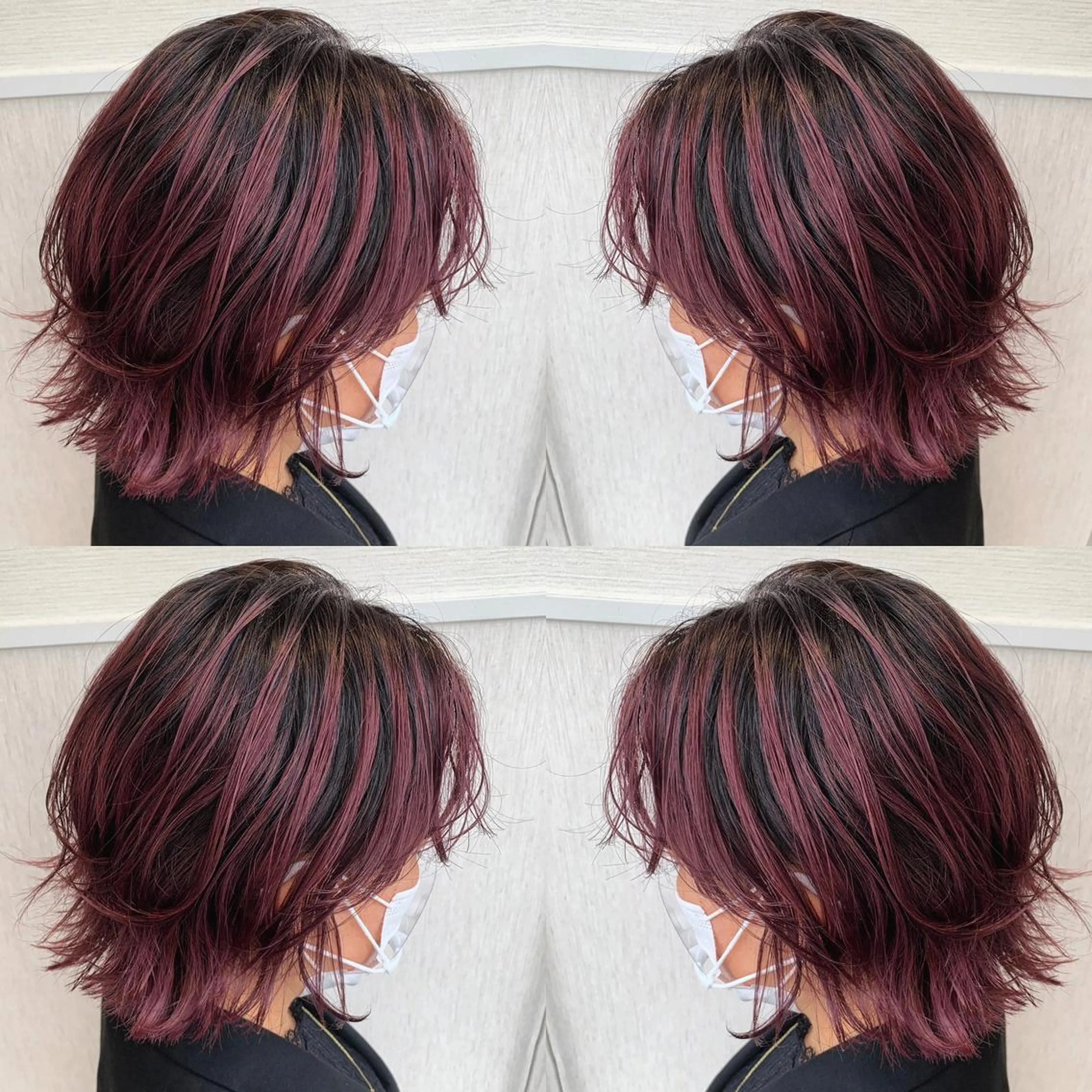 ミディアム レイヤーカット 【ボブ・ショート】 Ash茗荷谷店のヘアスタイル