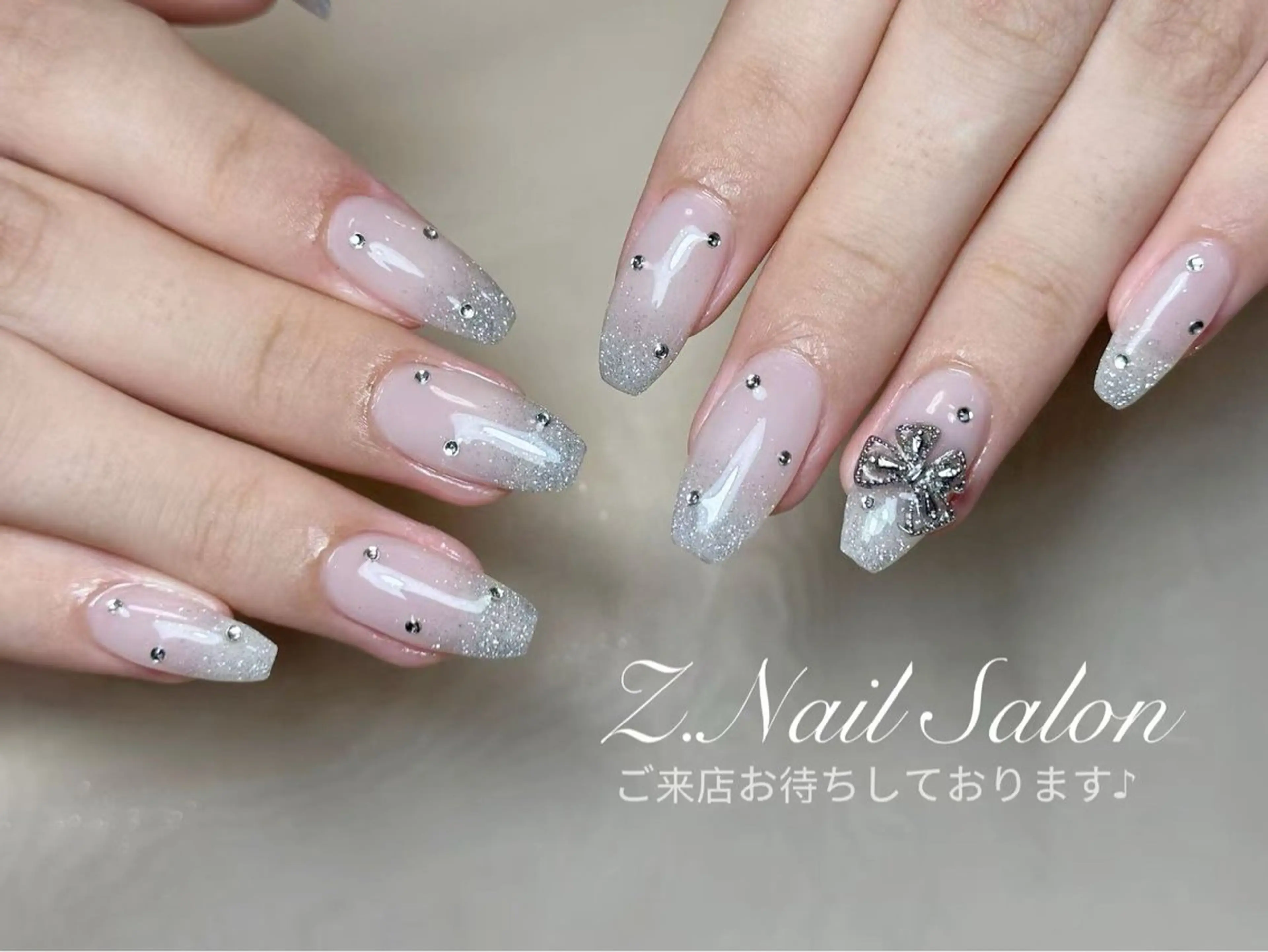 ネイル Z.Nail_ 長さだし練習専用のネイルデザイン