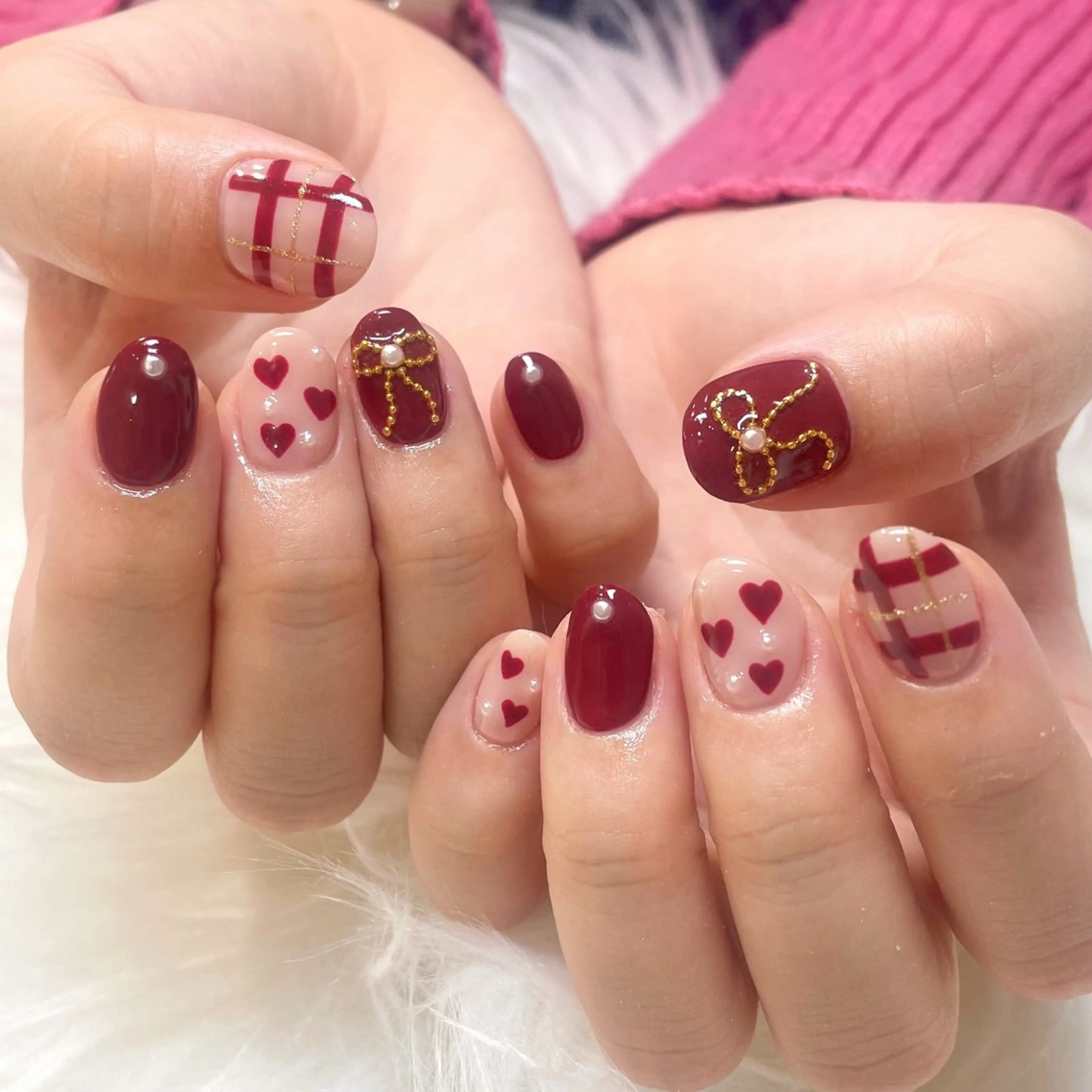 ネイル ハンドネイル 新井 ひなののネイルデザイン