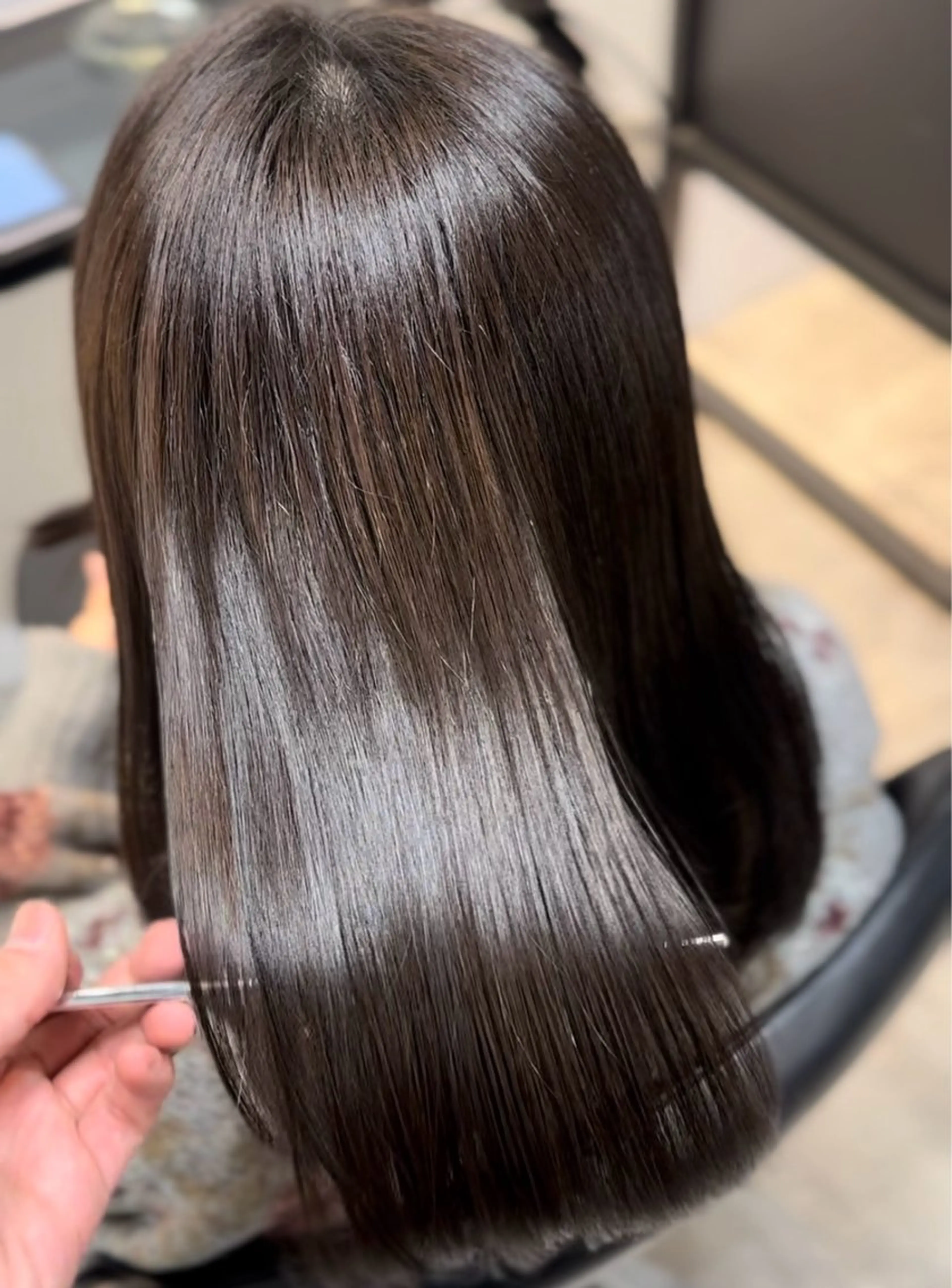 お試し価格【髪質改善】似合わせカット＋透明感ツヤカラー＋高濃度水素 ULTOWAトリートメント　ウルトワトリートメントの写真