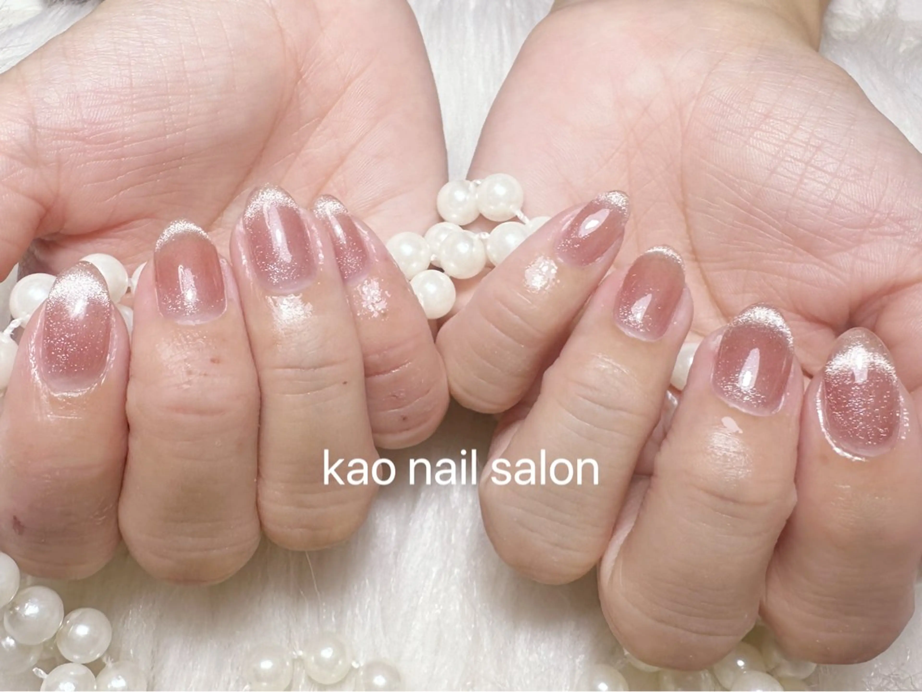 ネイル ハンドネイル kao nail マグネット/長さだしのネイルデザイン