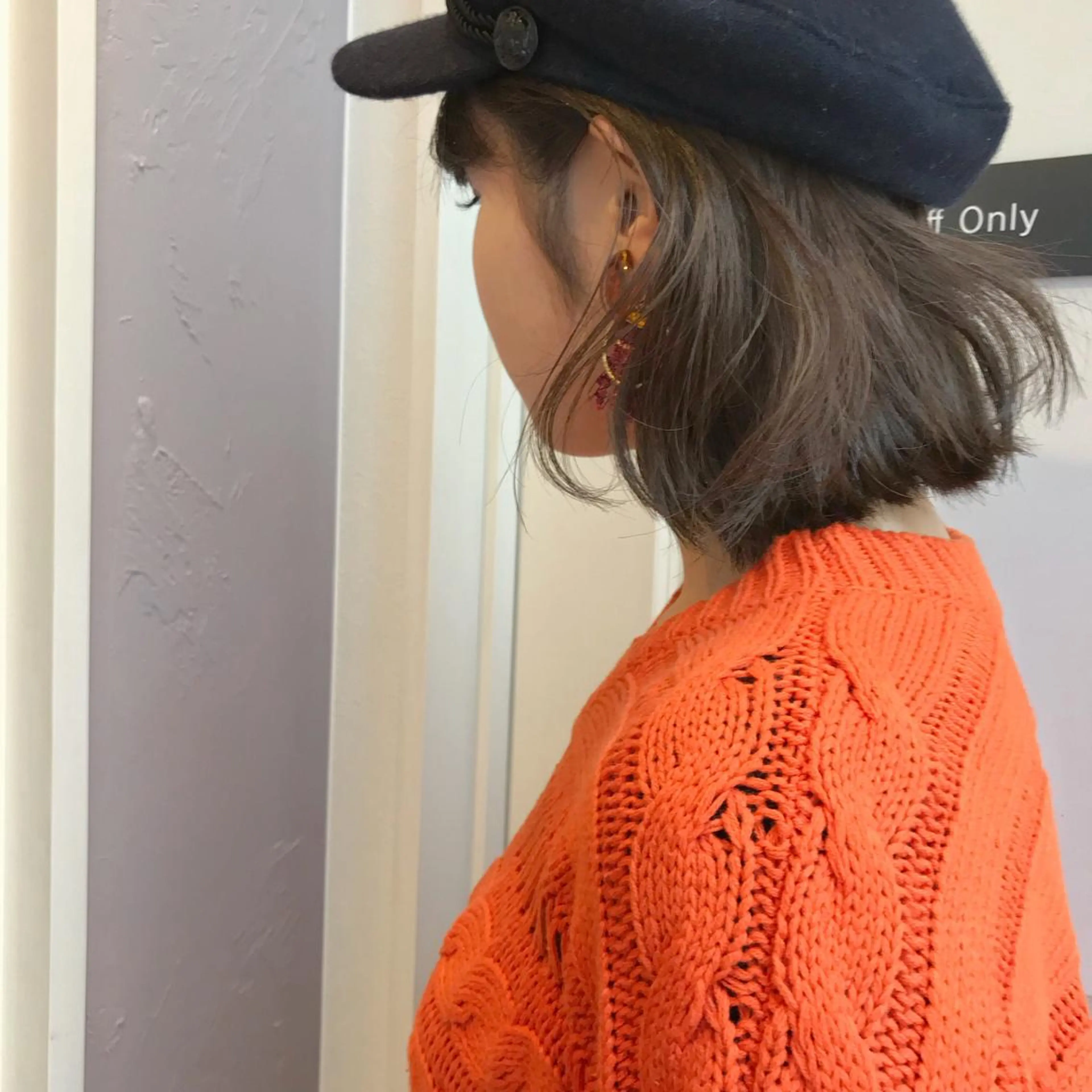 ミディアム カラー HARUNA🤍 大人ショートヘアのヘアスタイル