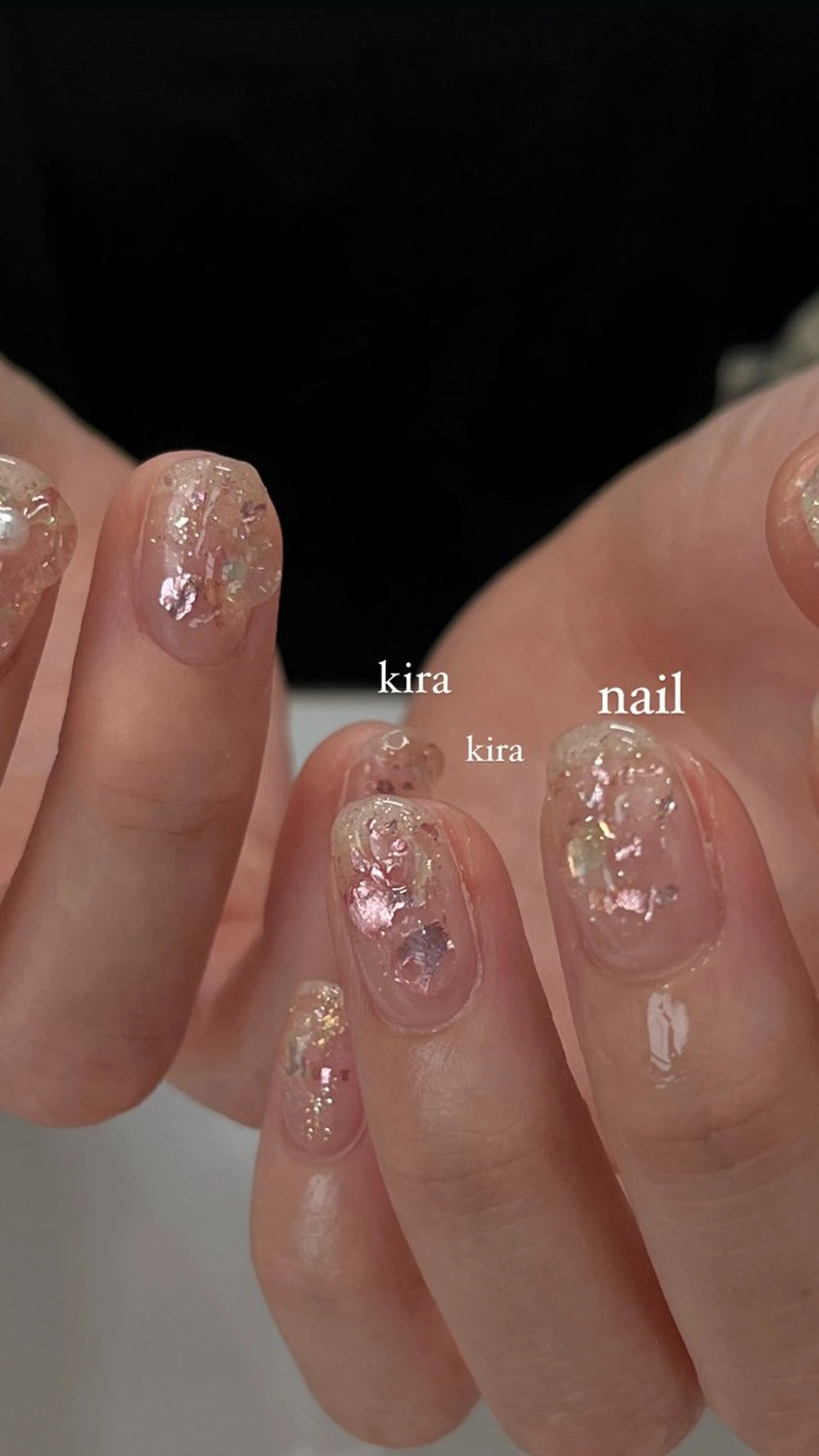 ネイル ハンドネイル LETTER_& SAKIのネイルデザイン