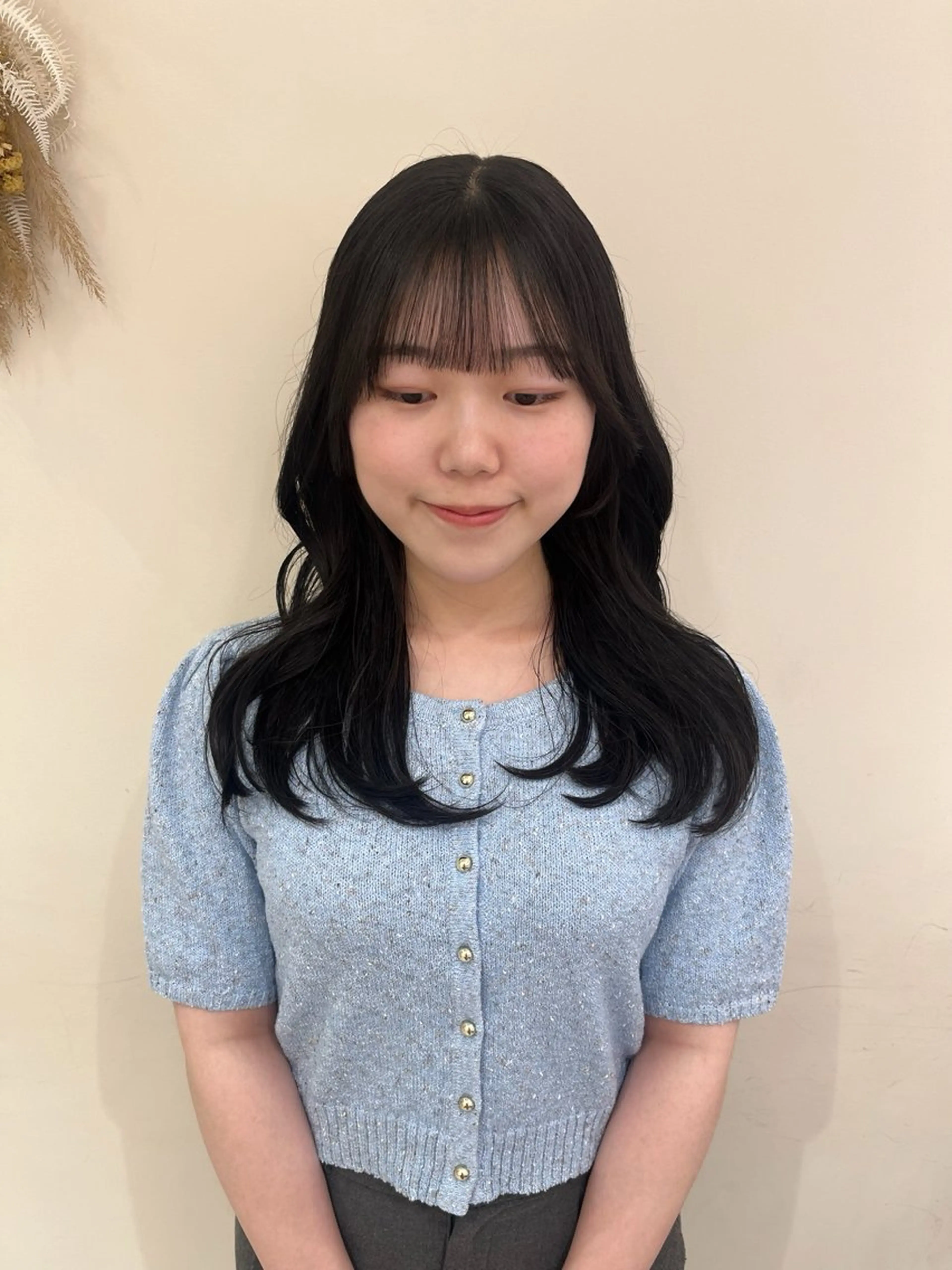 セミロング 🫧オリーブカラー/ 酸性縮毛矯正銀座🫧のヘアスタイル